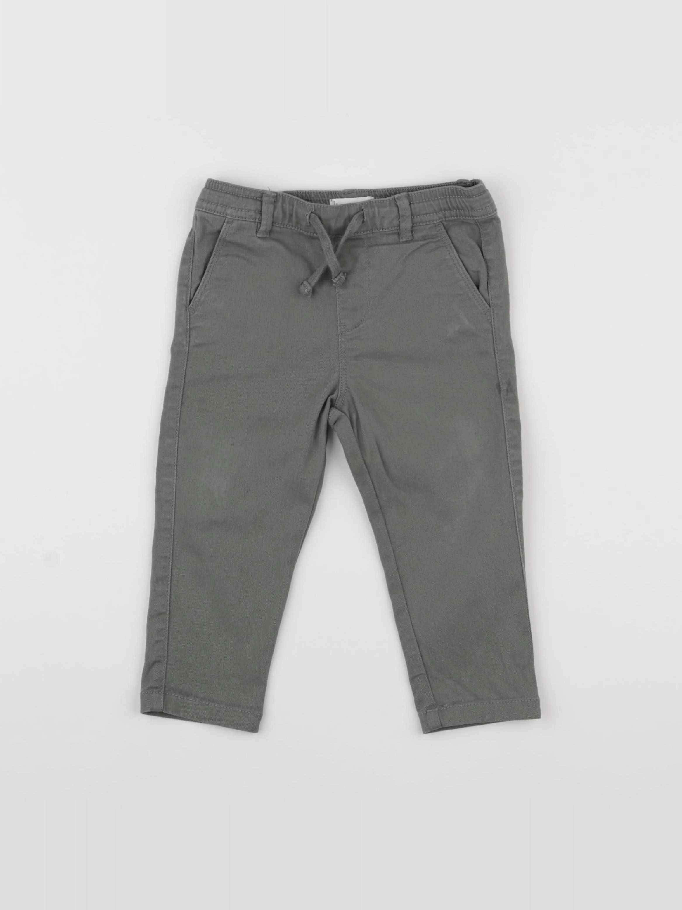 Mango - pantalon vert - 12/18 mois