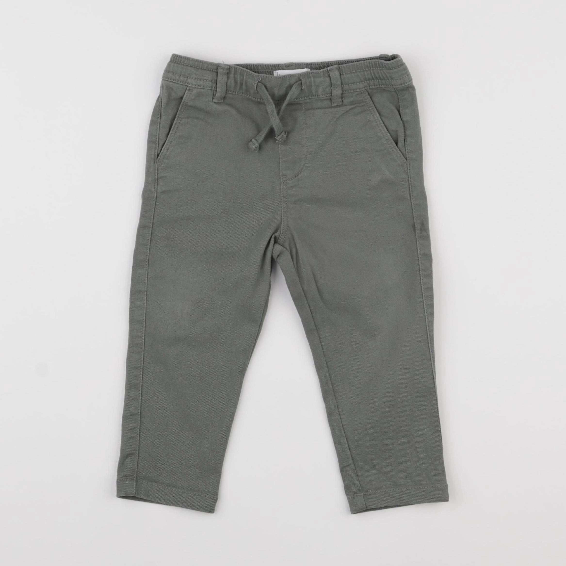 Mango - pantalon vert - 12/18 mois