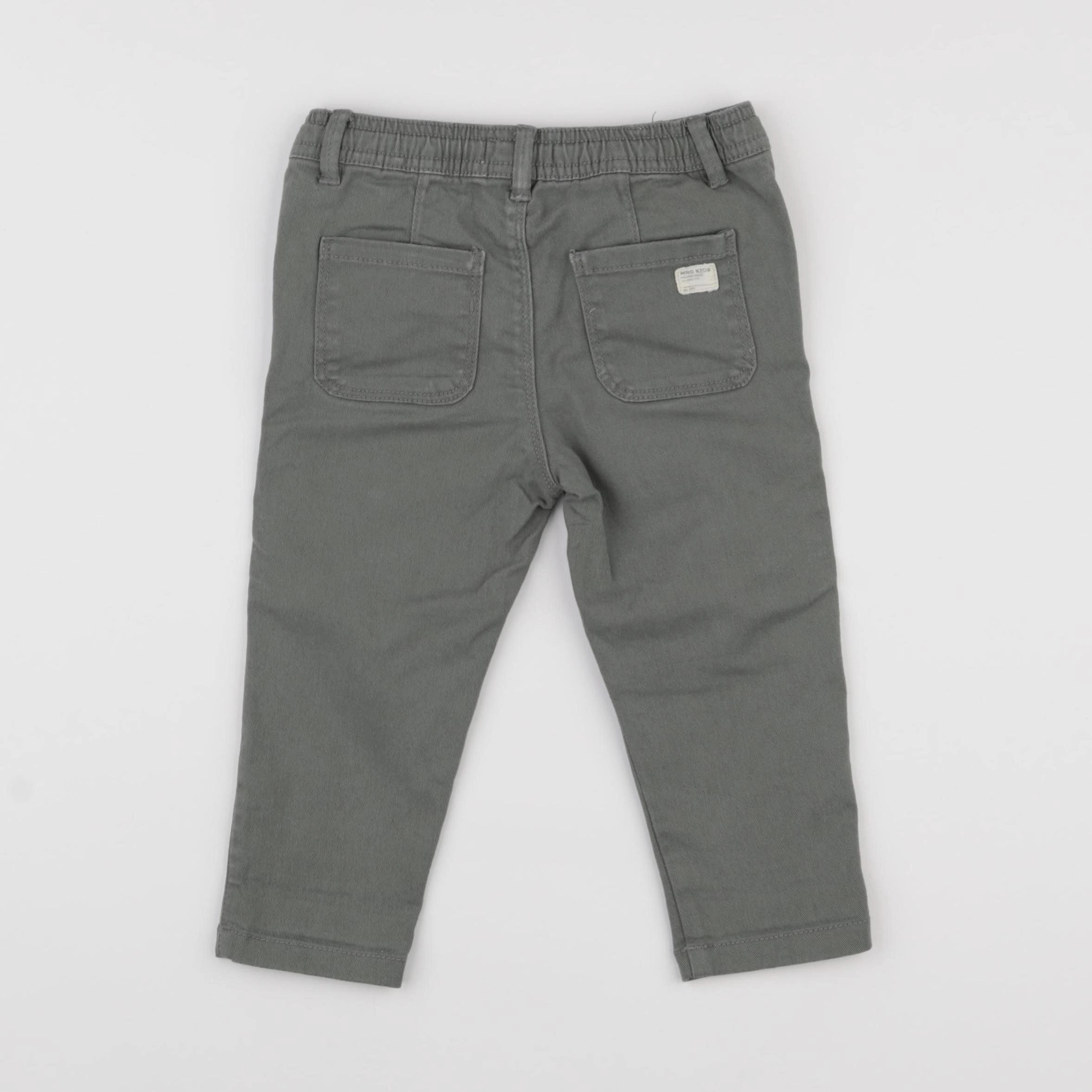 Mango - pantalon vert - 12/18 mois