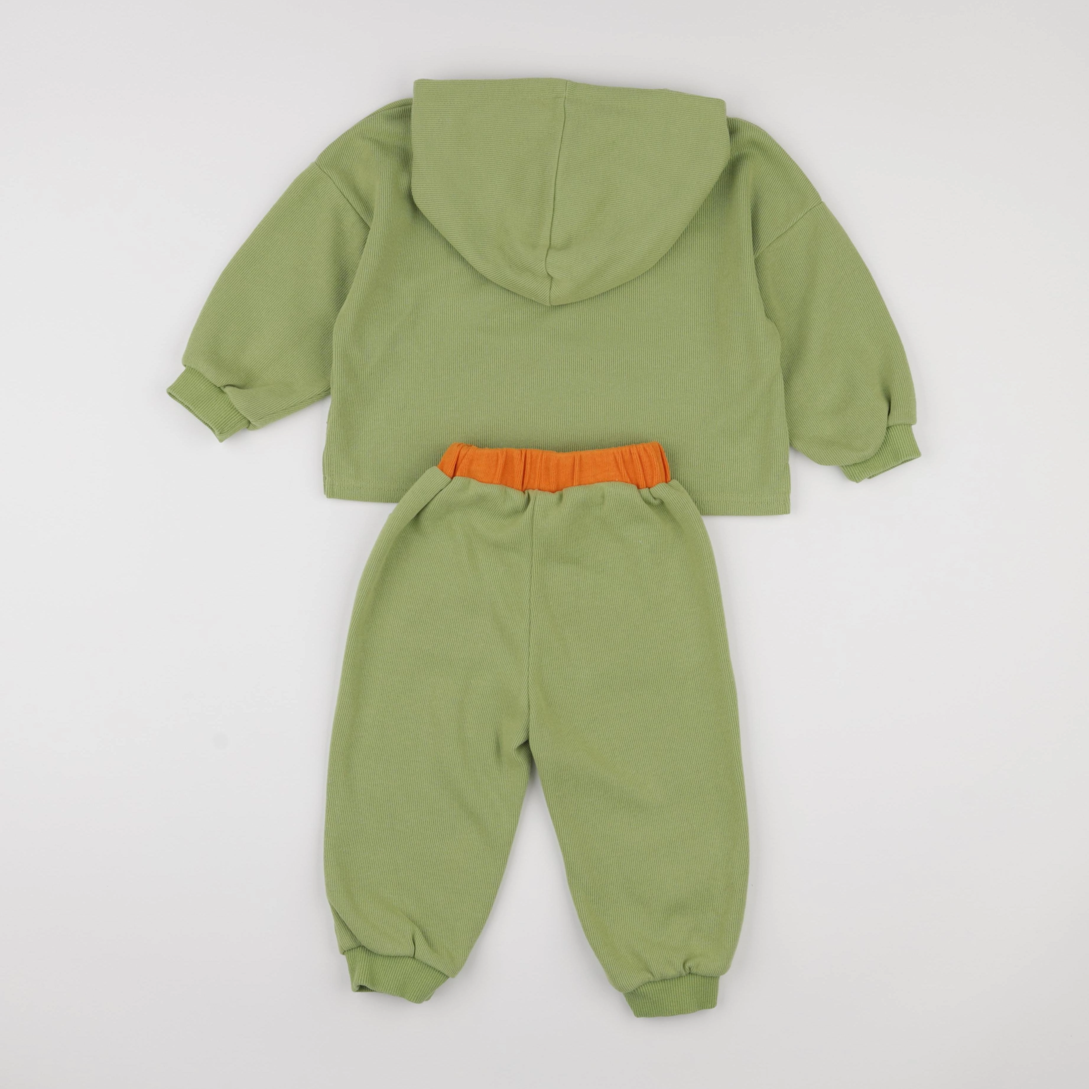 Gamin gamine - ensemble vert - 2 ans