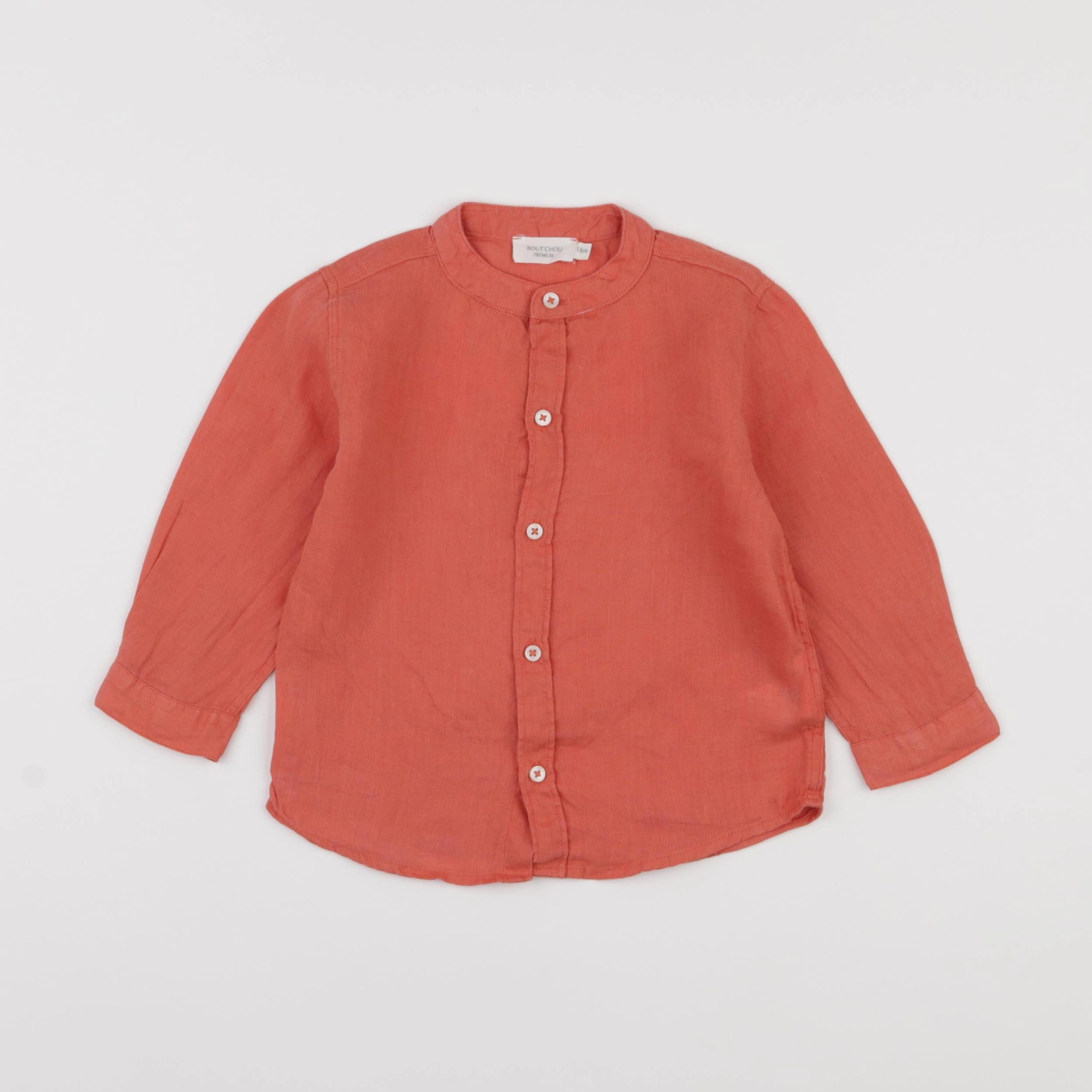 Boutchou - chemise rose - 18 mois