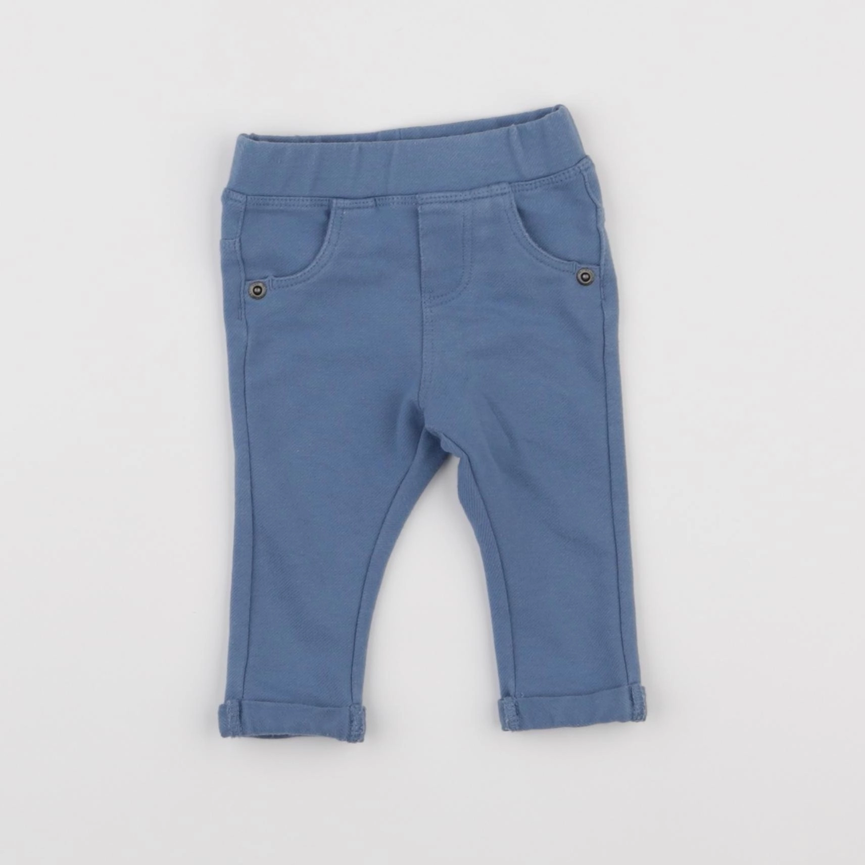 Vertbaudet - jegging bleu - 3 mois