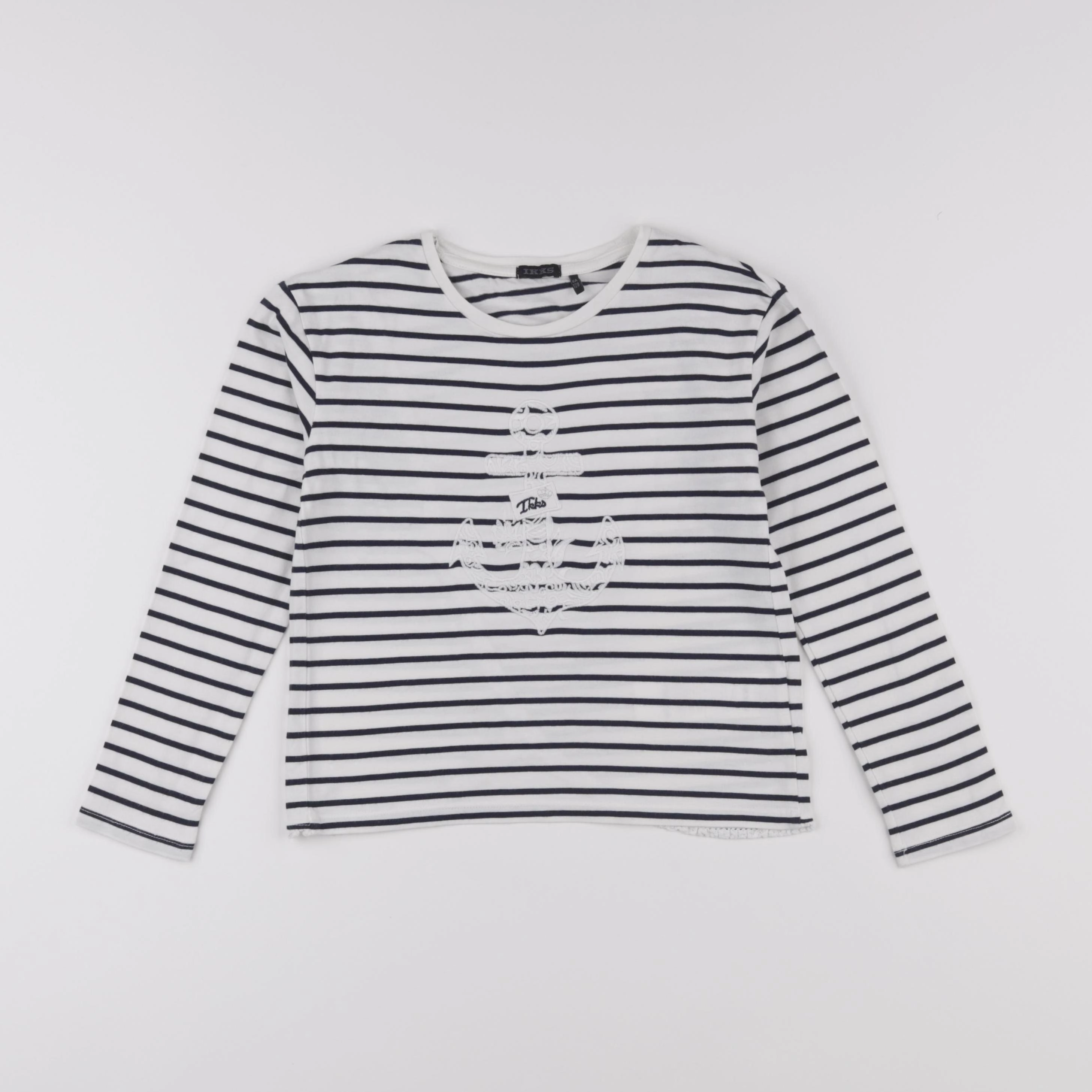IKKS - tee-shirt blanc - 8 ans