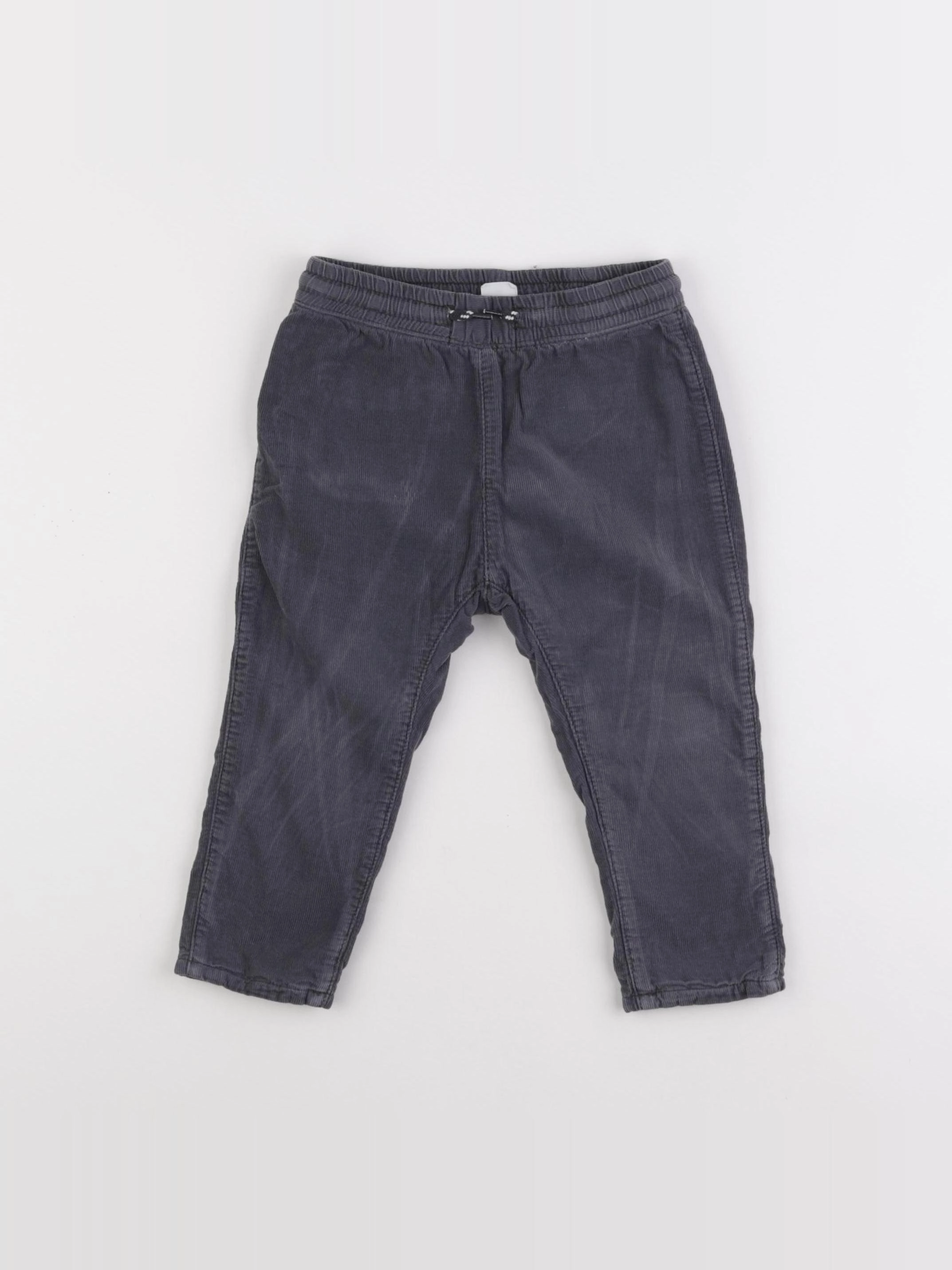 H&M - pantalon gris - 12/18 mois