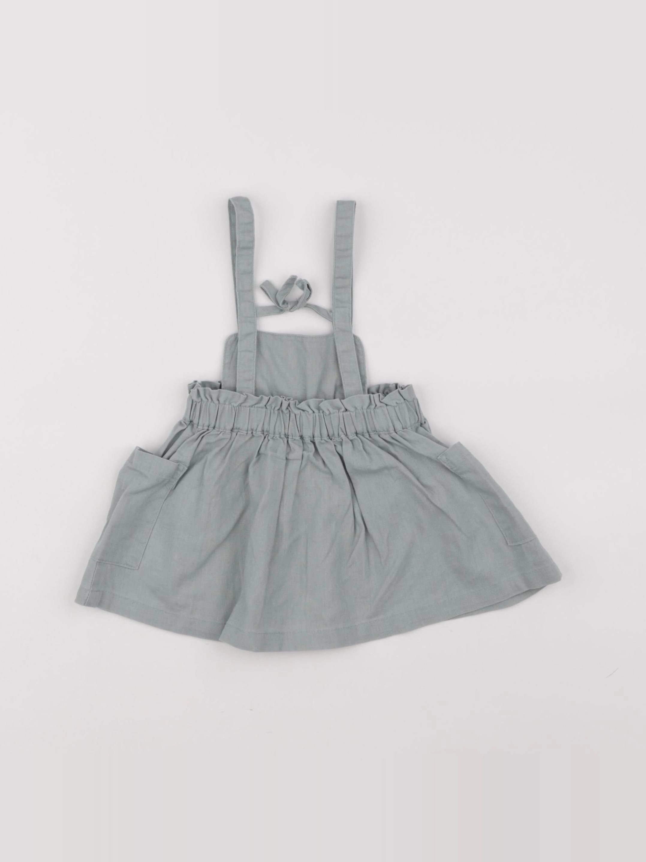 Vertbaudet - robe vert - 9 mois