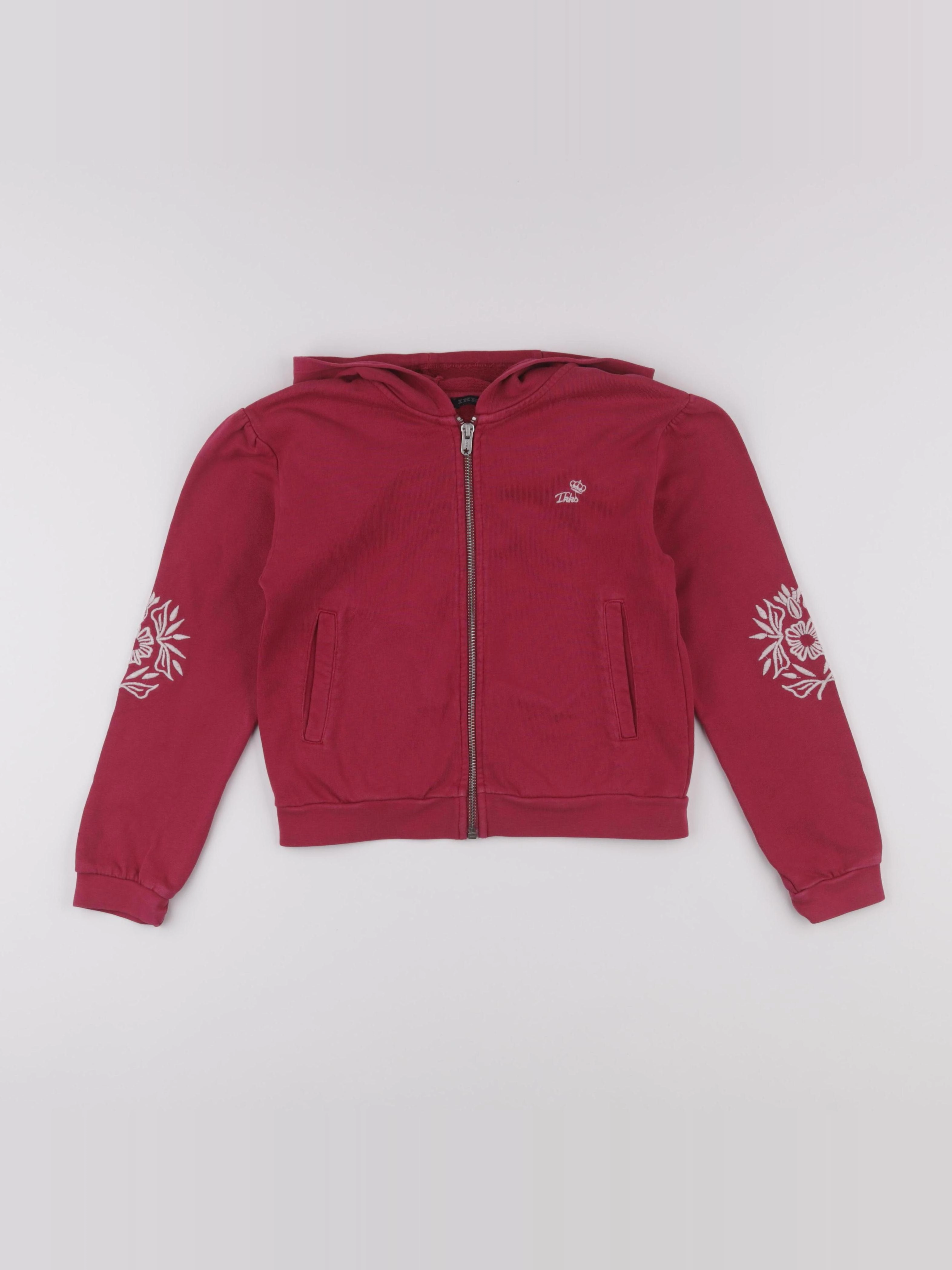 IKKS - sweat rose - 8 ans