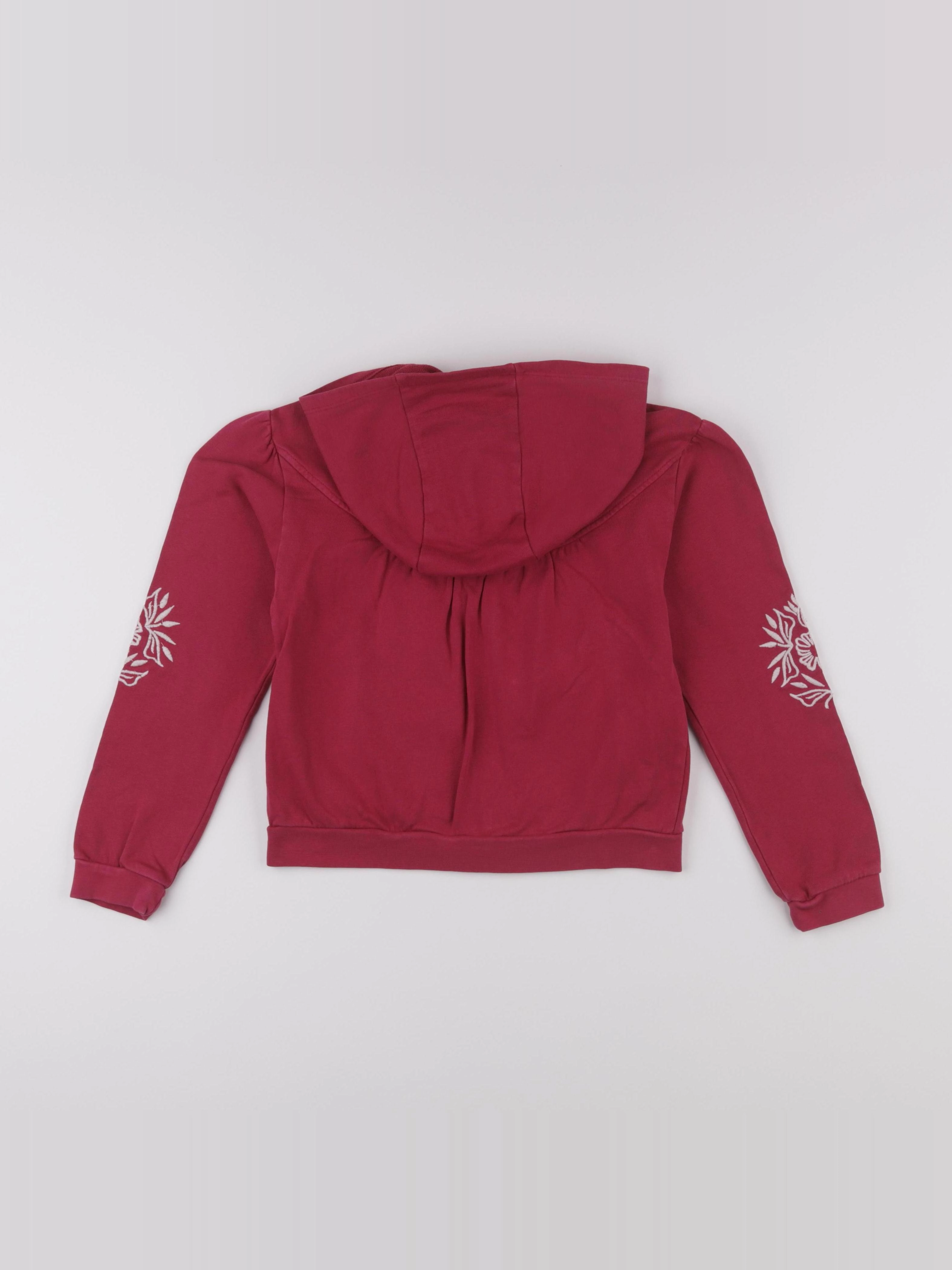 IKKS - sweat rose - 8 ans