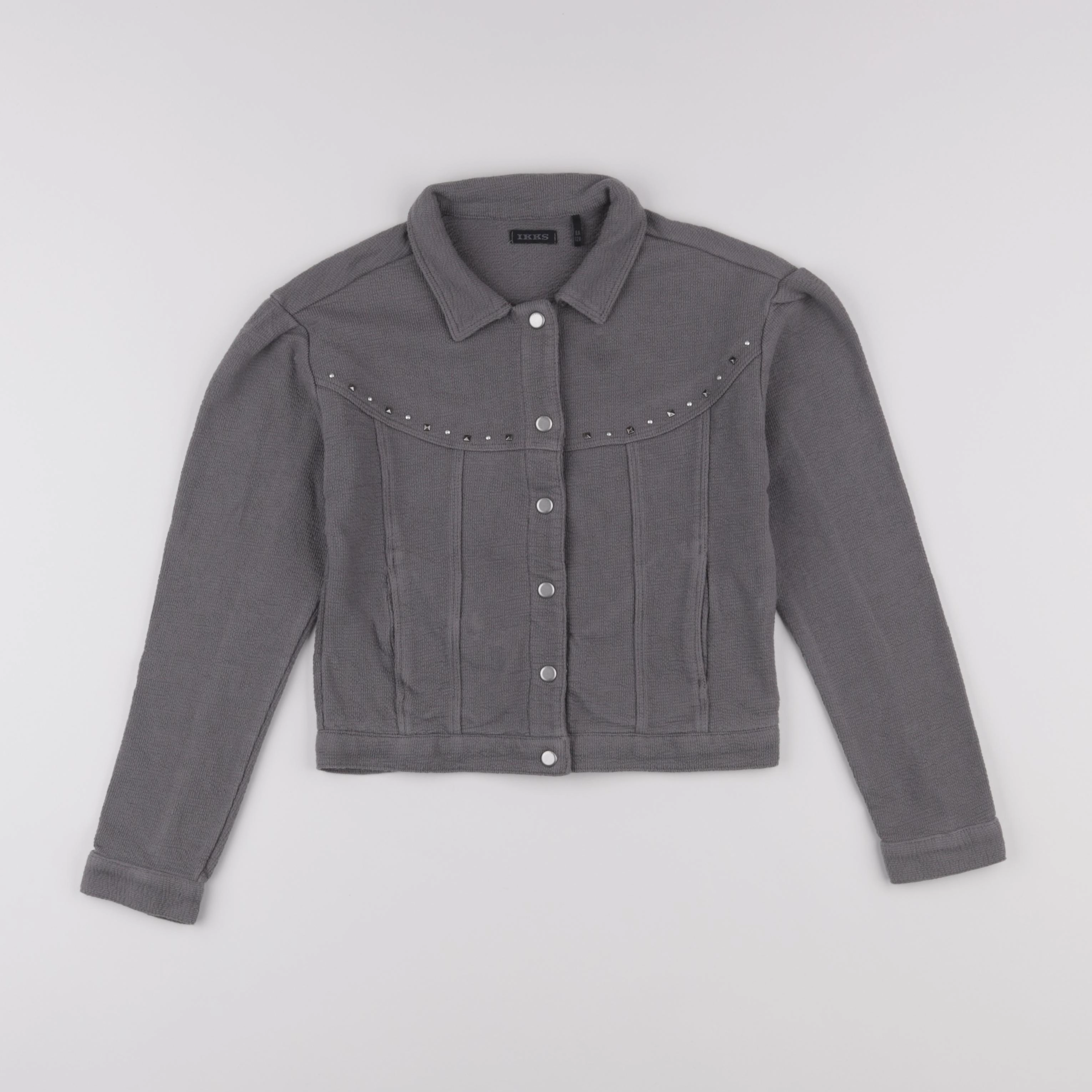 IKKS - veste gris - 8 ans