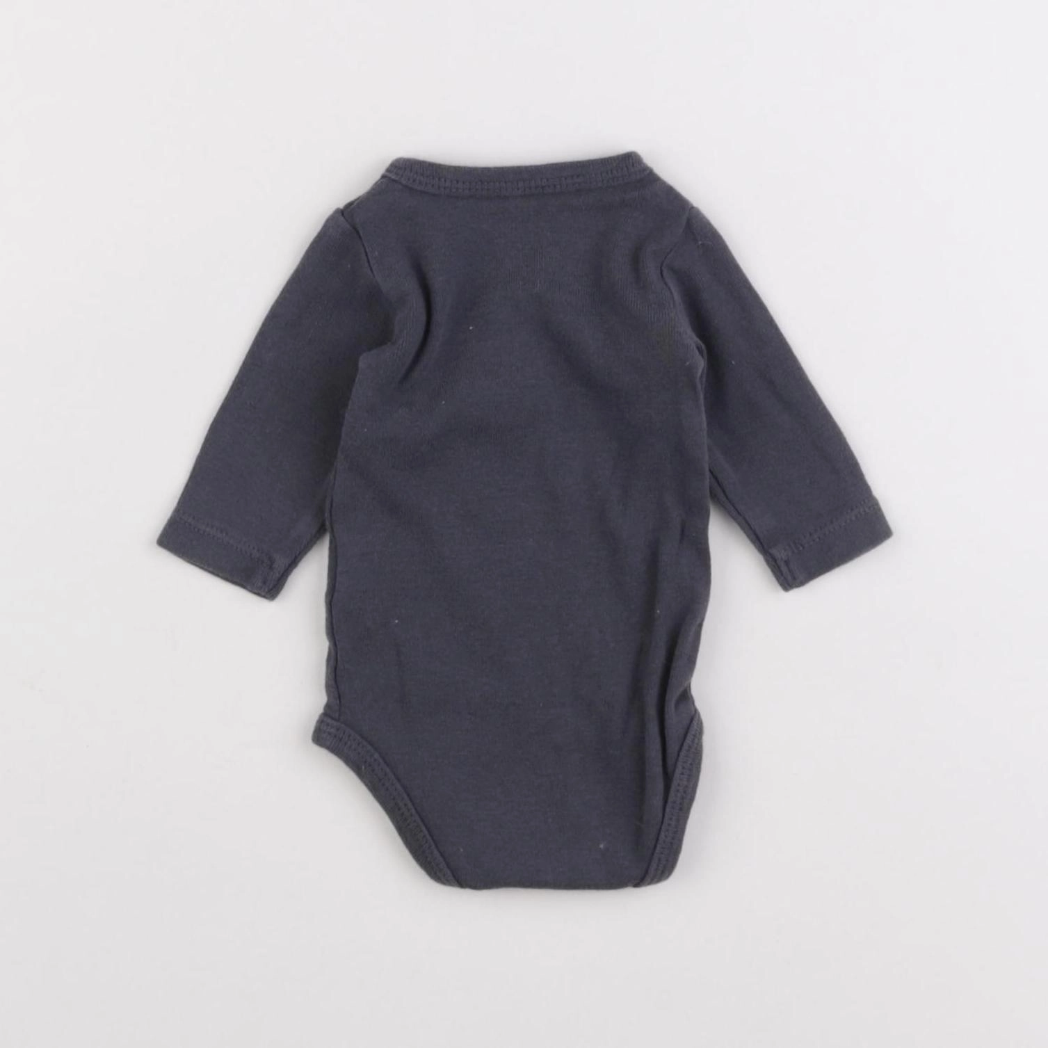 La Redoute - body gris - 0 mois