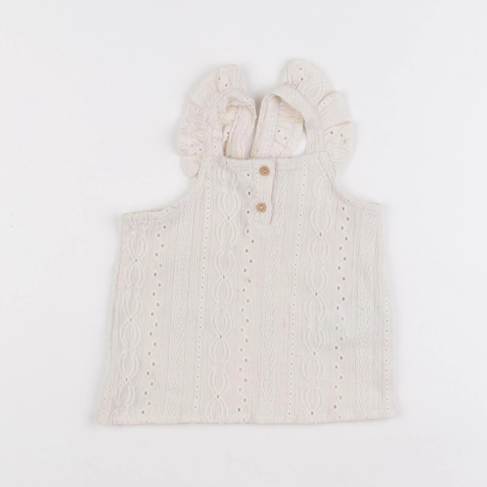 Vertbaudet - blouse beige - 12 mois