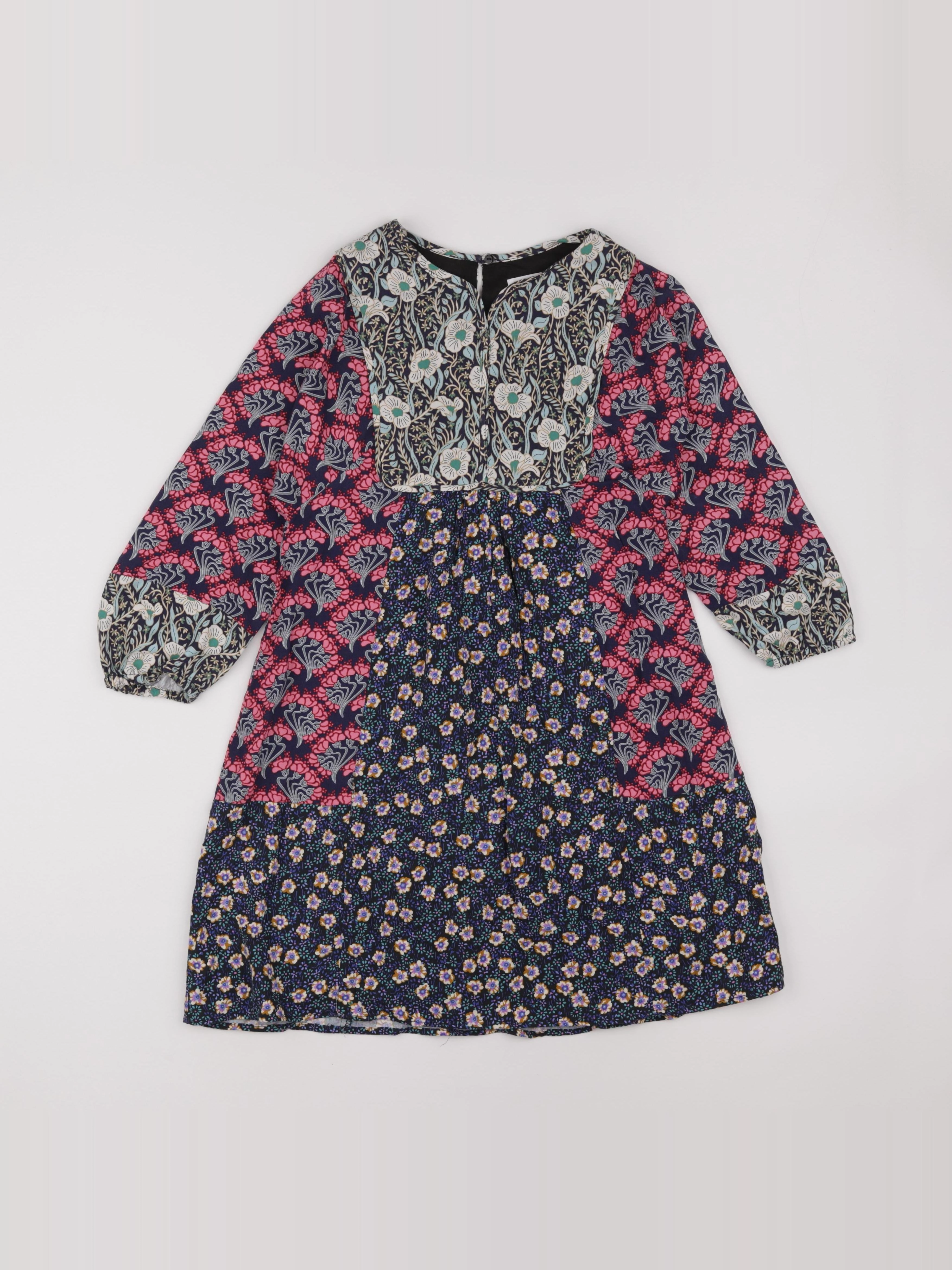 Zara - robe multicolore - 9 ans