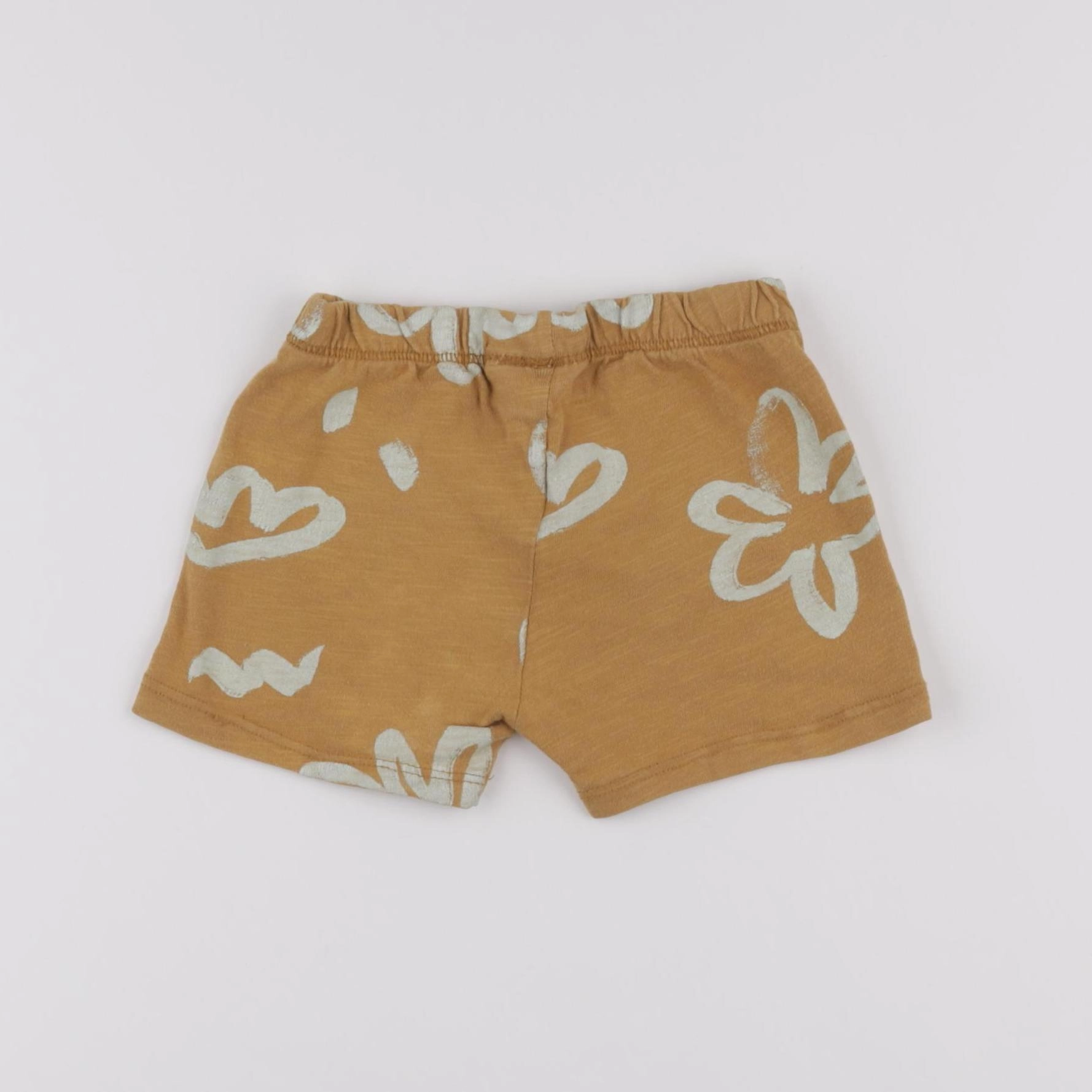 Zara - short jaune - 12/18 mois