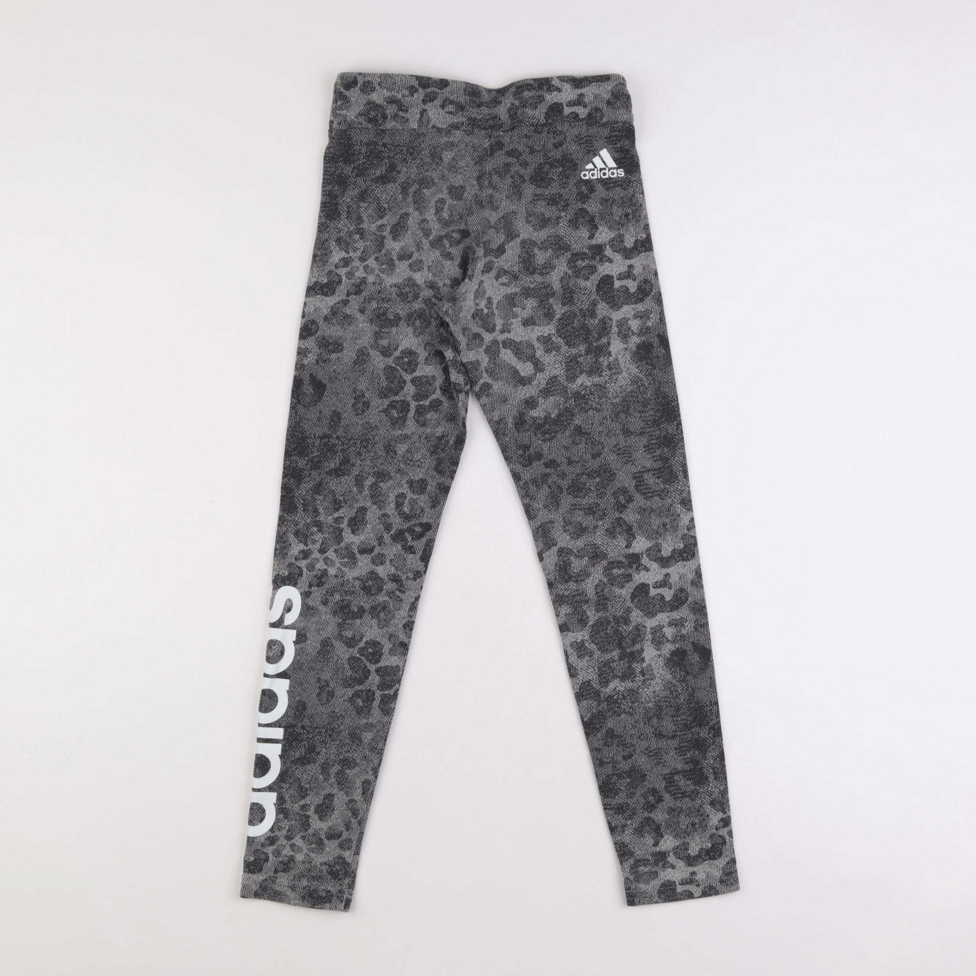 Adidas - legging gris - 10/11 ans