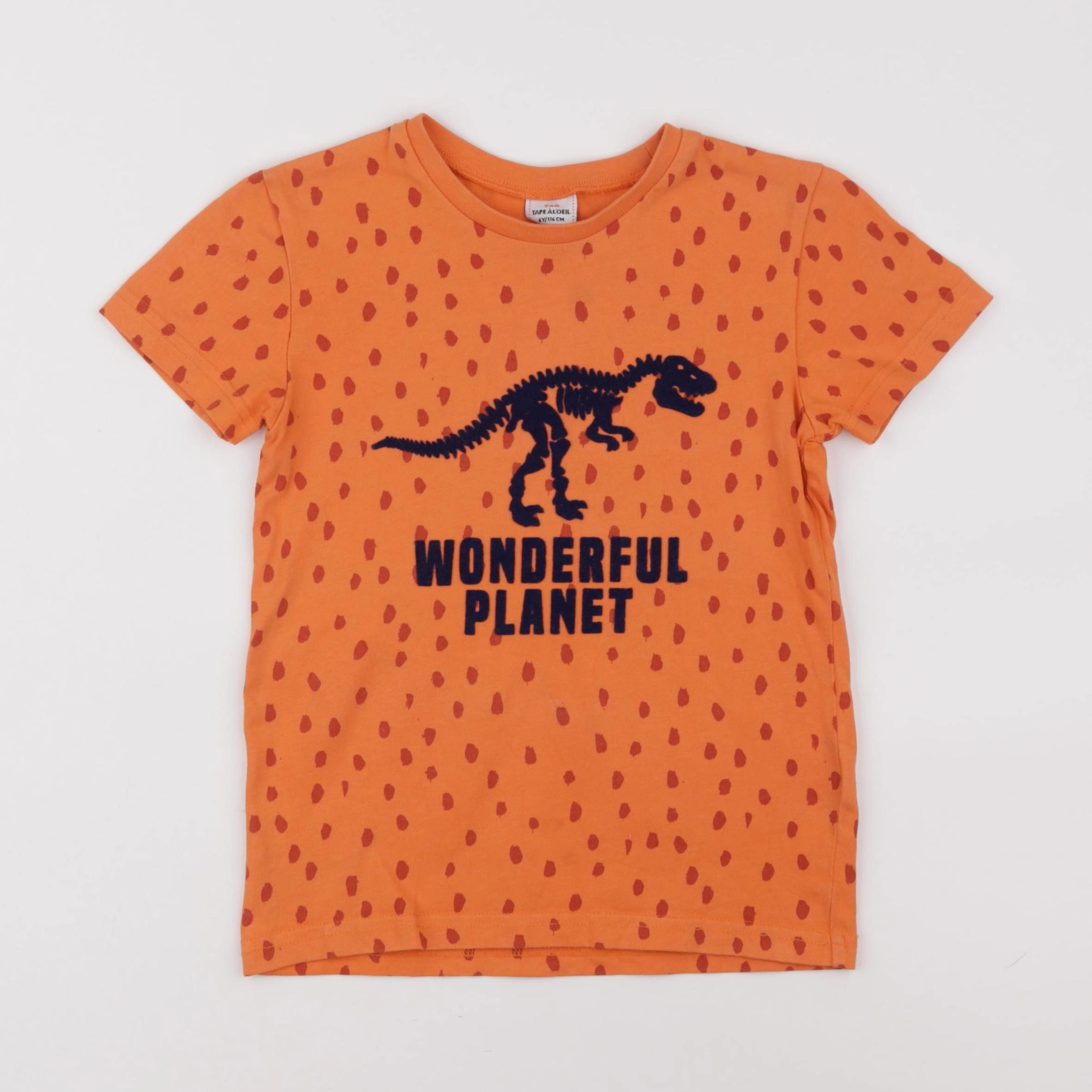 Tape à l'oeil - tee-shirt orange - 6 ans