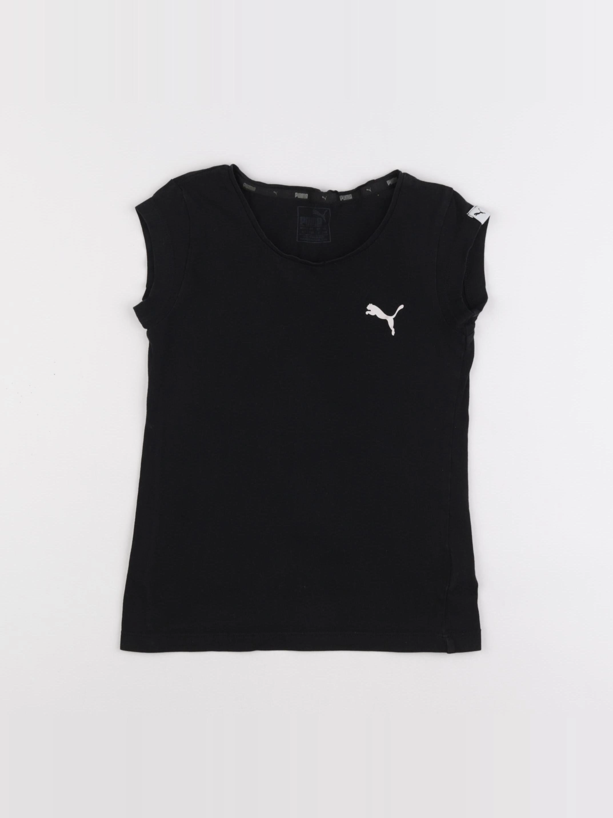Puma - tee-shirt noir - 7/8 ans