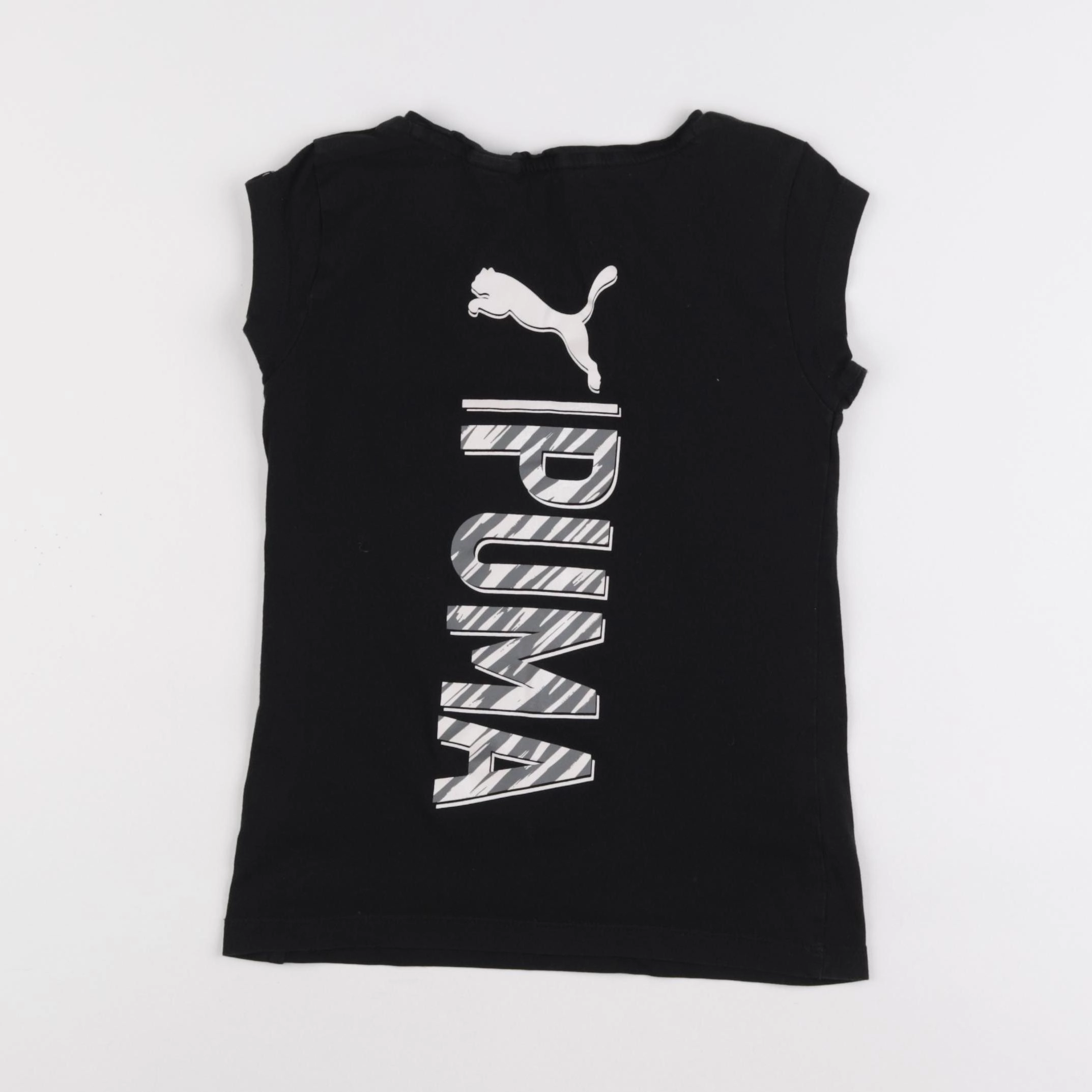 Puma - tee-shirt noir - 7/8 ans