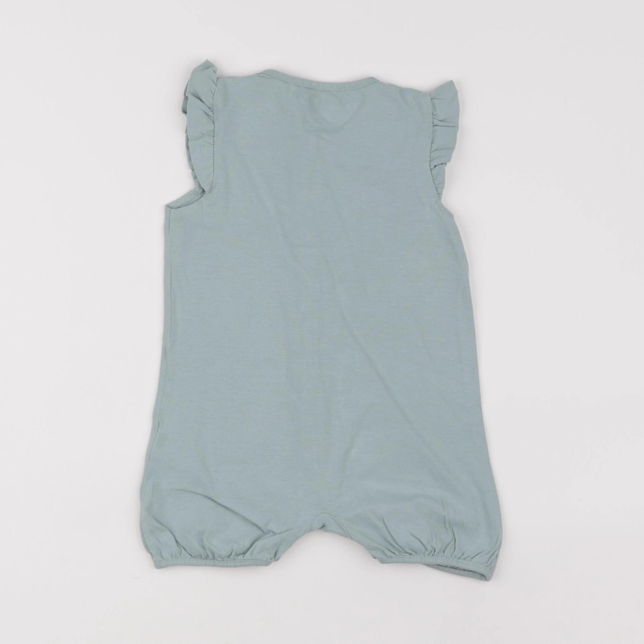 Vertbaudet - pyjama coton vert - 18 mois