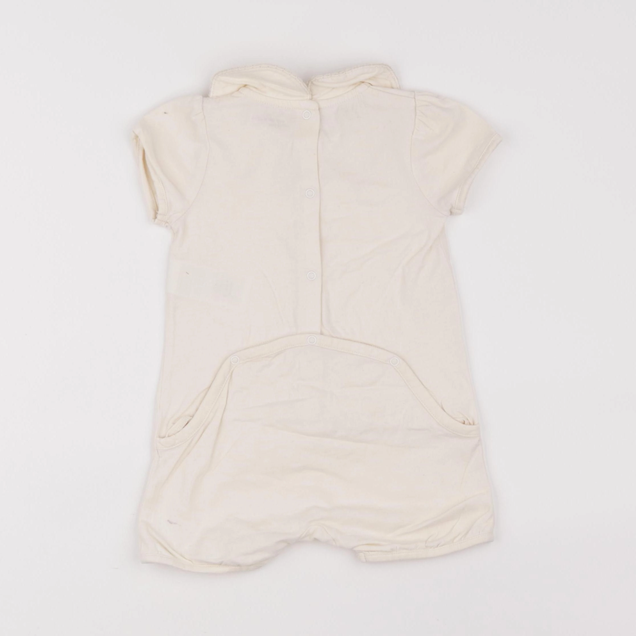 Vertbaudet - pyjama coton beige - 12 mois