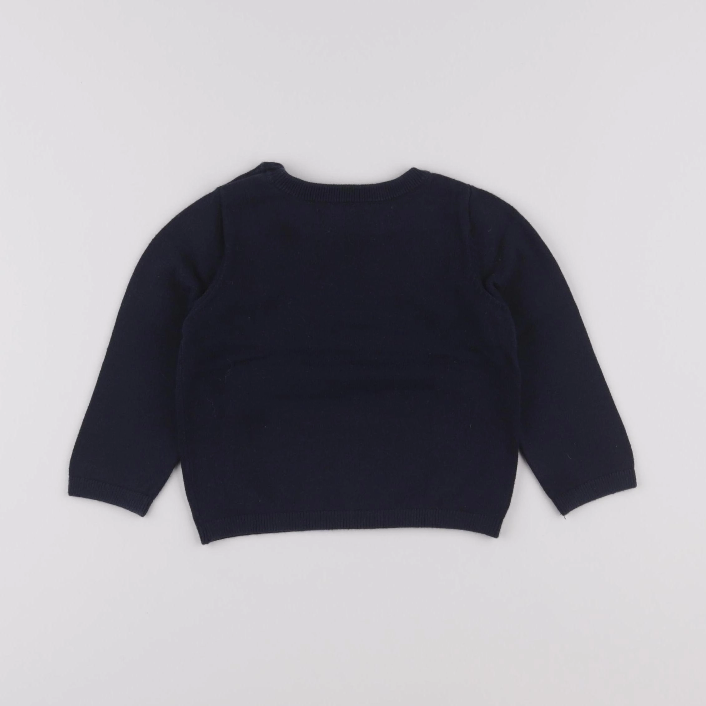 Jacadi - pull bleu - 18 mois