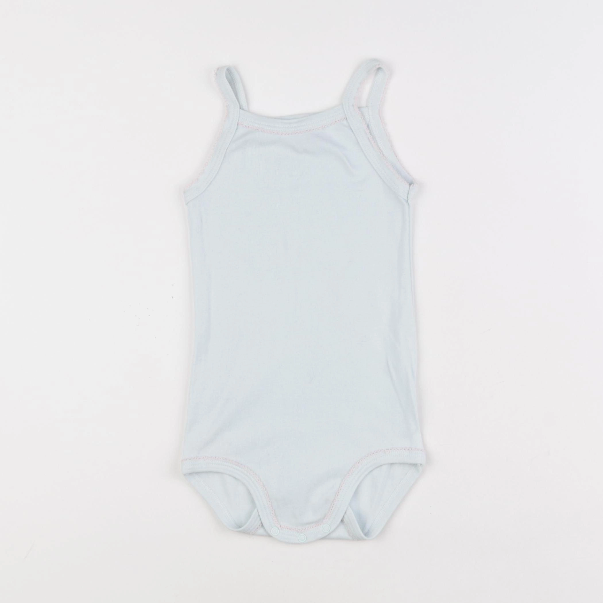 Petit Bateau - body bleu - 4 ans