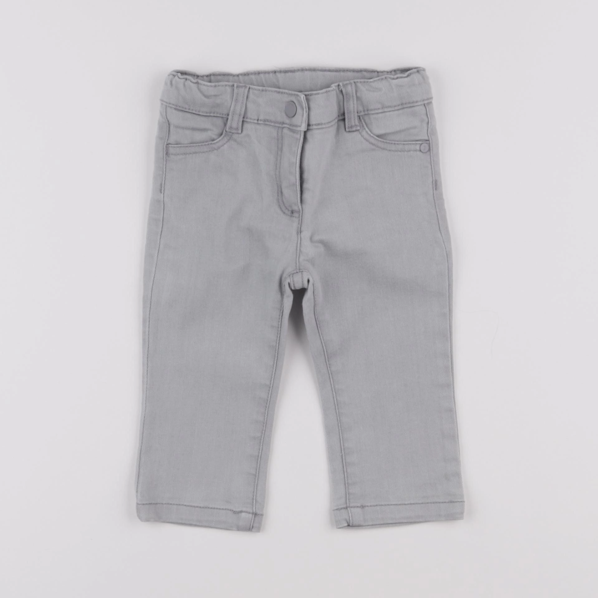 Jacadi - jean gris - 12 mois