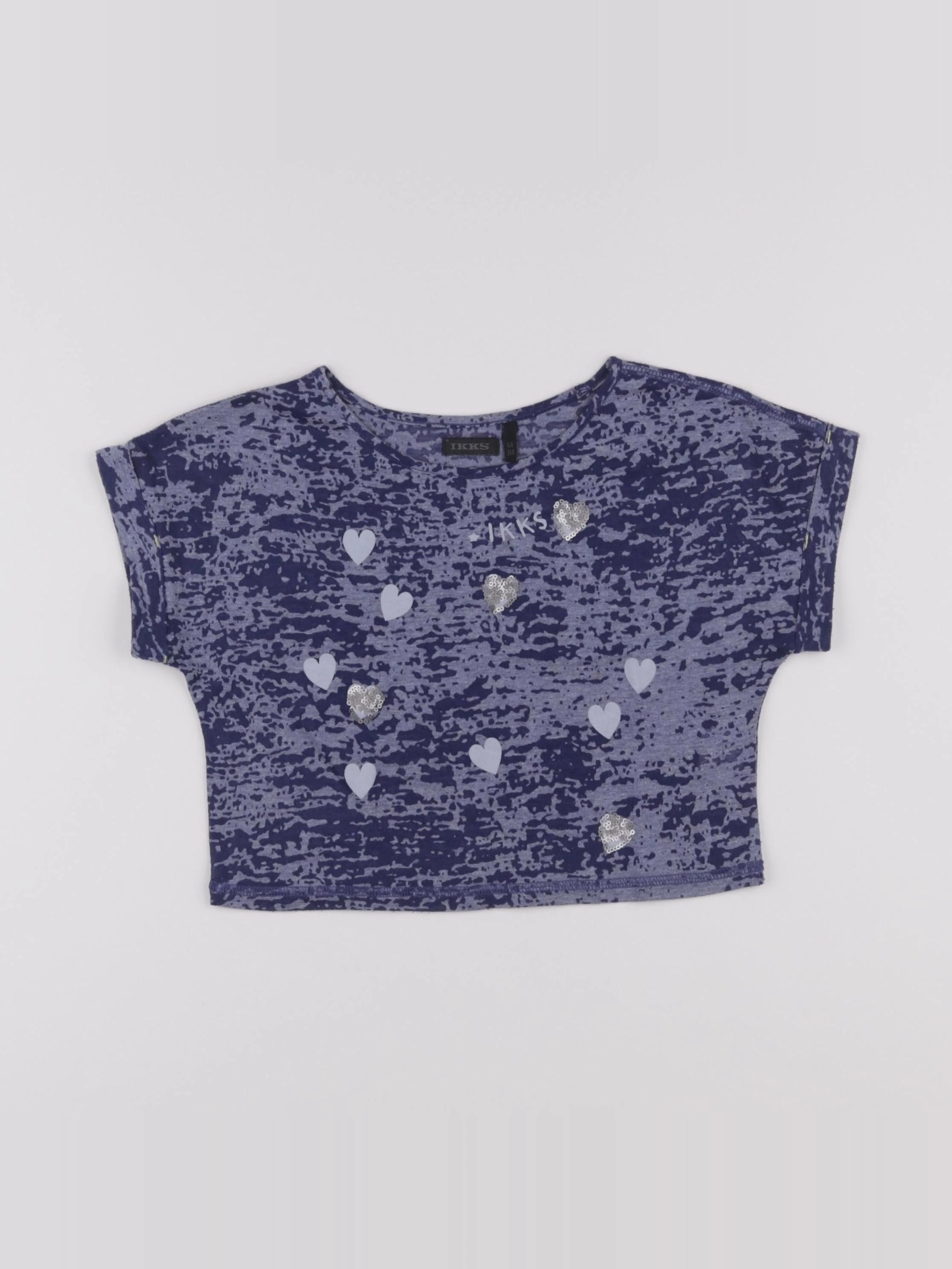 IKKS - tee-shirt bleu - 6 ans