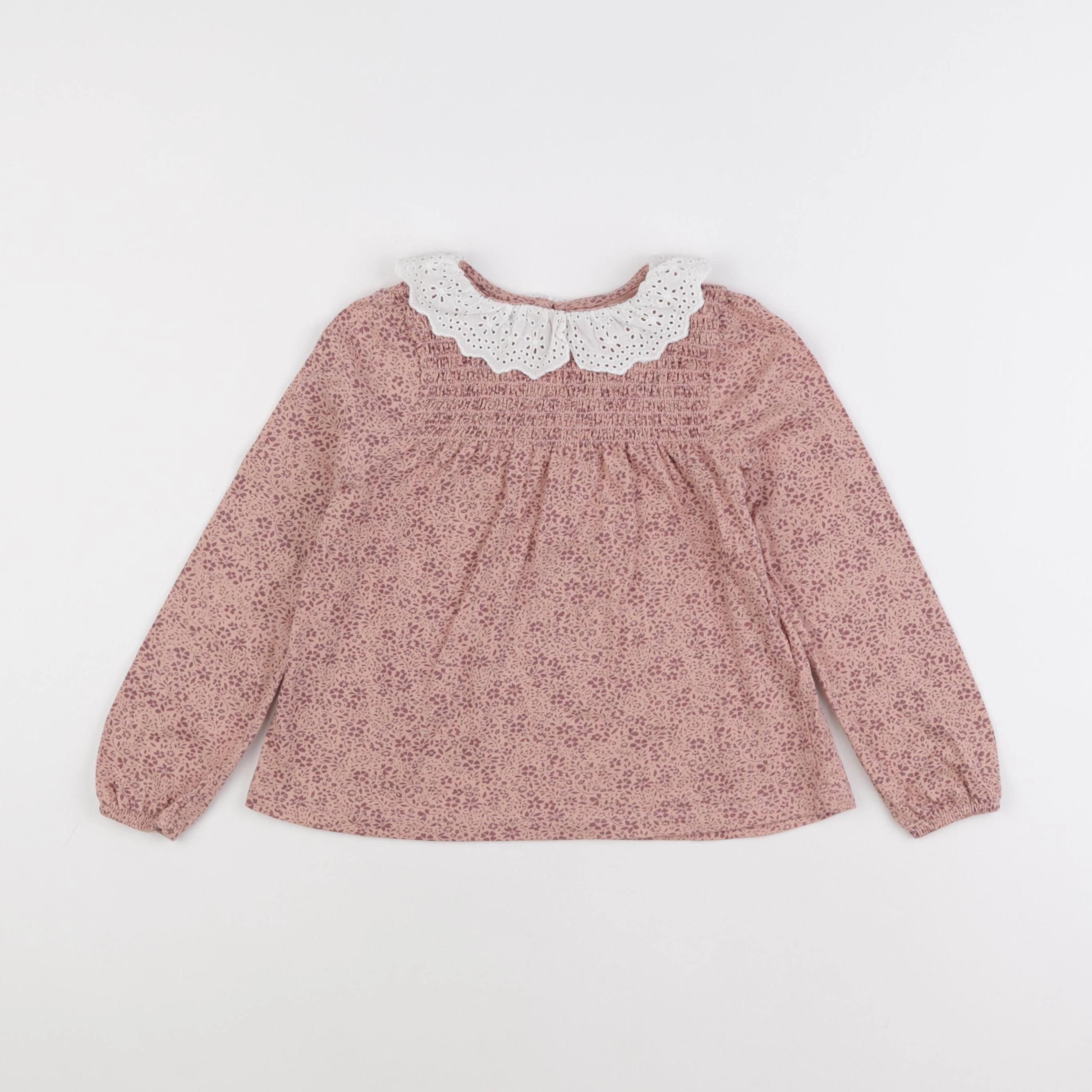 Vertbaudet - blouse rose - 5 ans