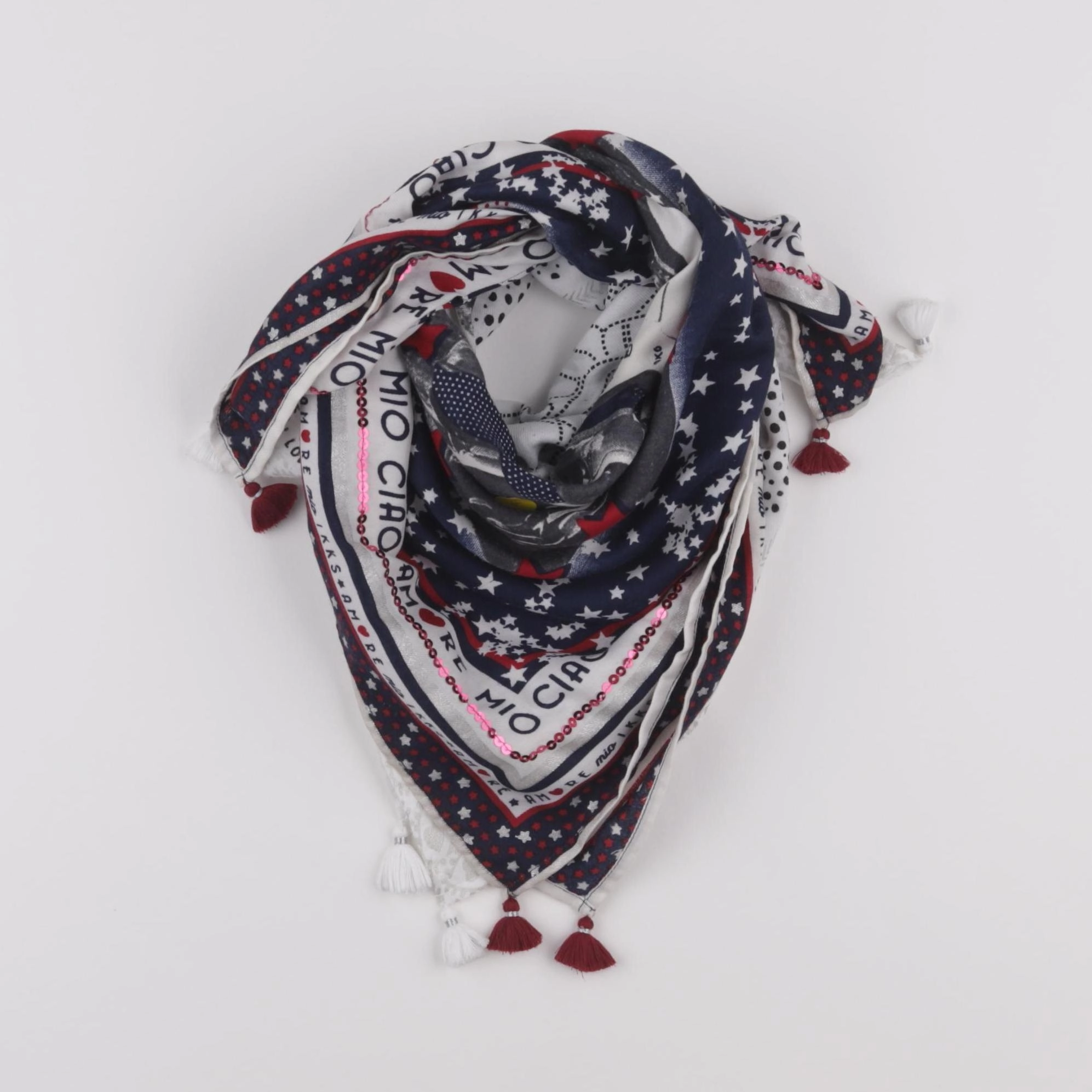 IKKS - foulard multicolore - 6/8 ans