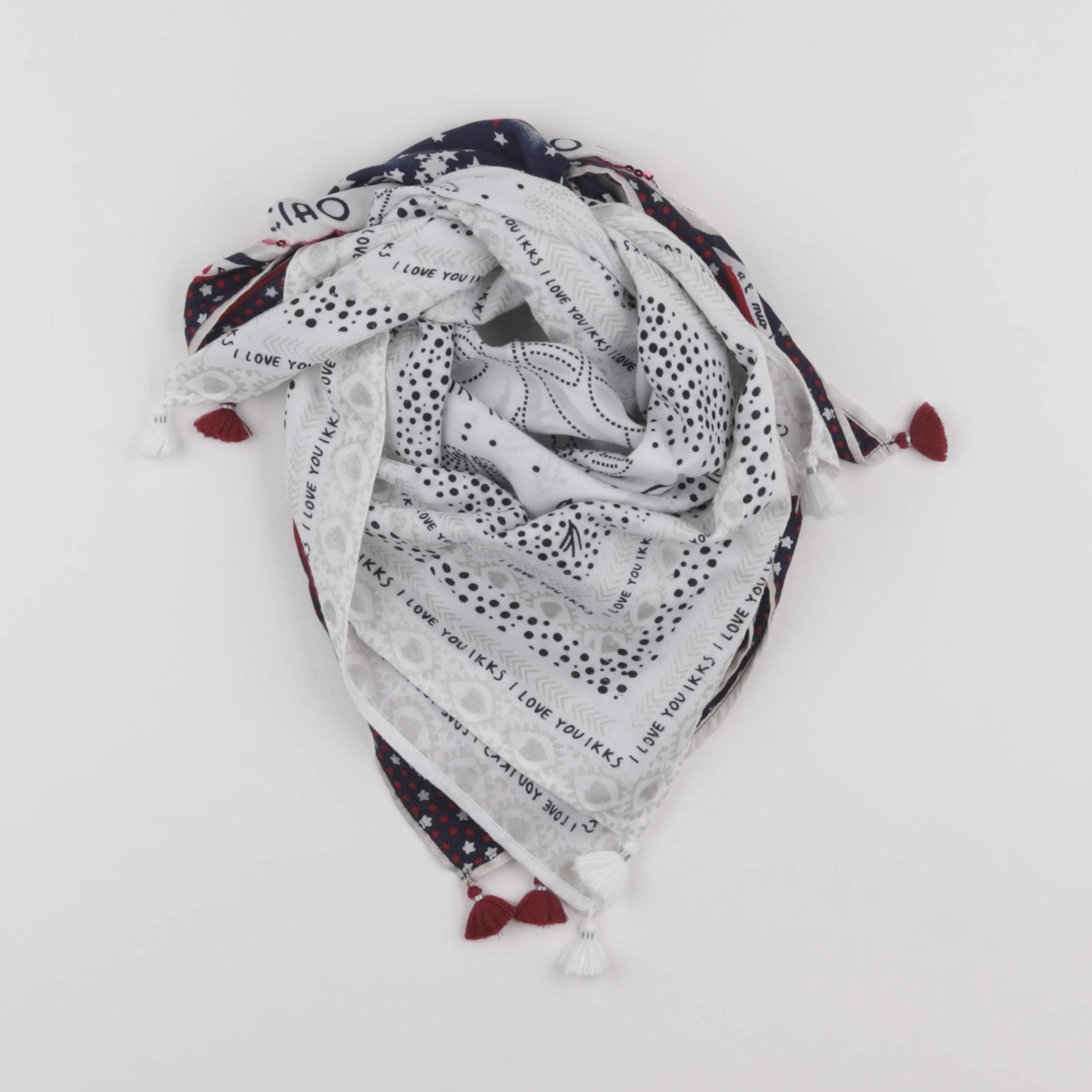 IKKS - foulard multicolore - 6/8 ans