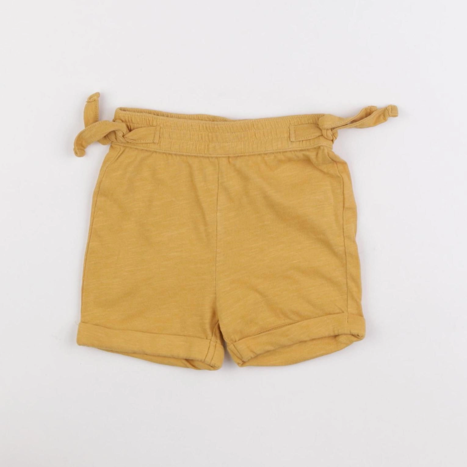 Vertbaudet - short jaune - 9 mois
