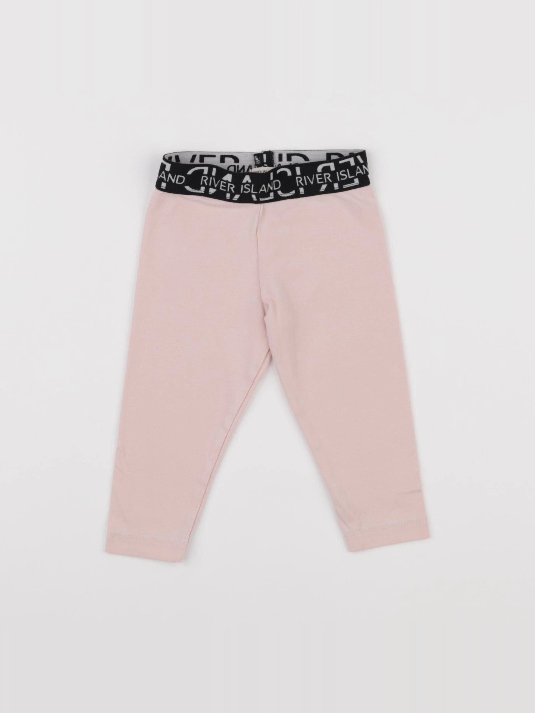 River Island - legging rose - 6/9 mois