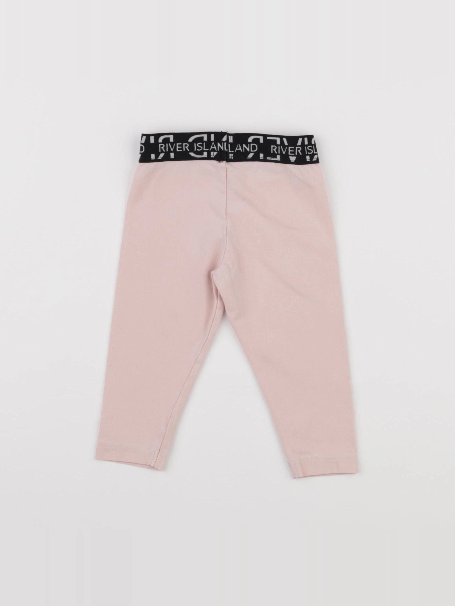 River Island - legging rose - 6/9 mois
