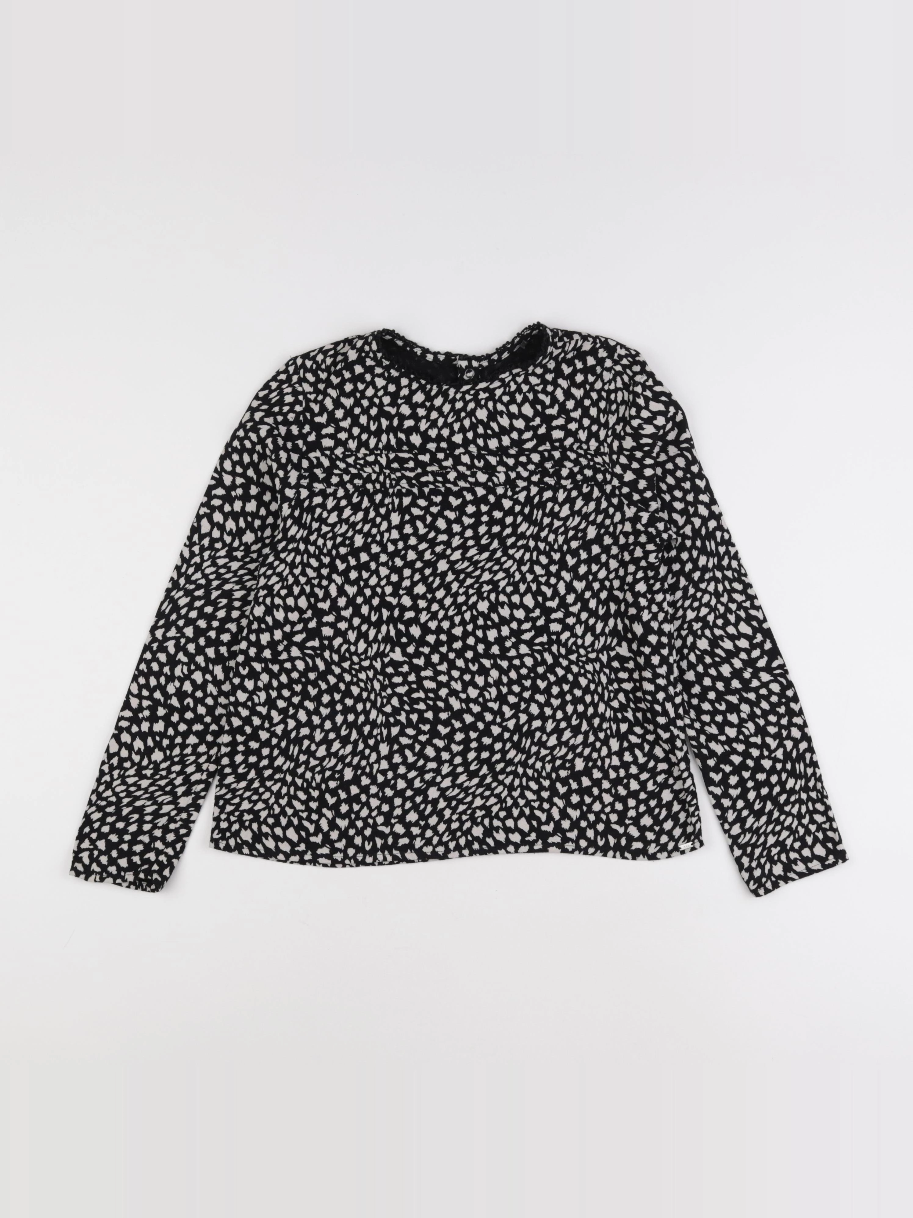 IKKS - blouse noir - 10 ans