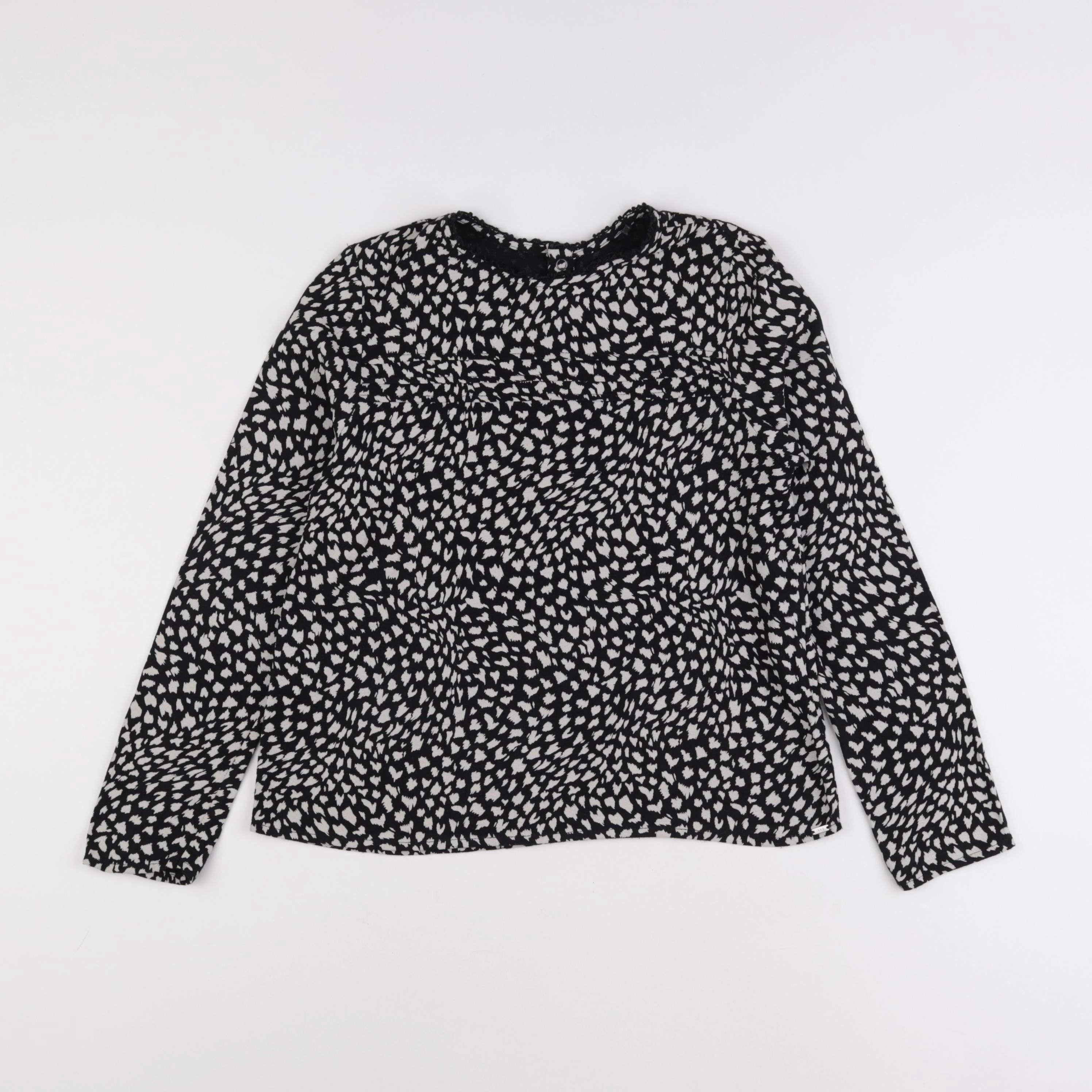 IKKS - blouse noir - 10 ans