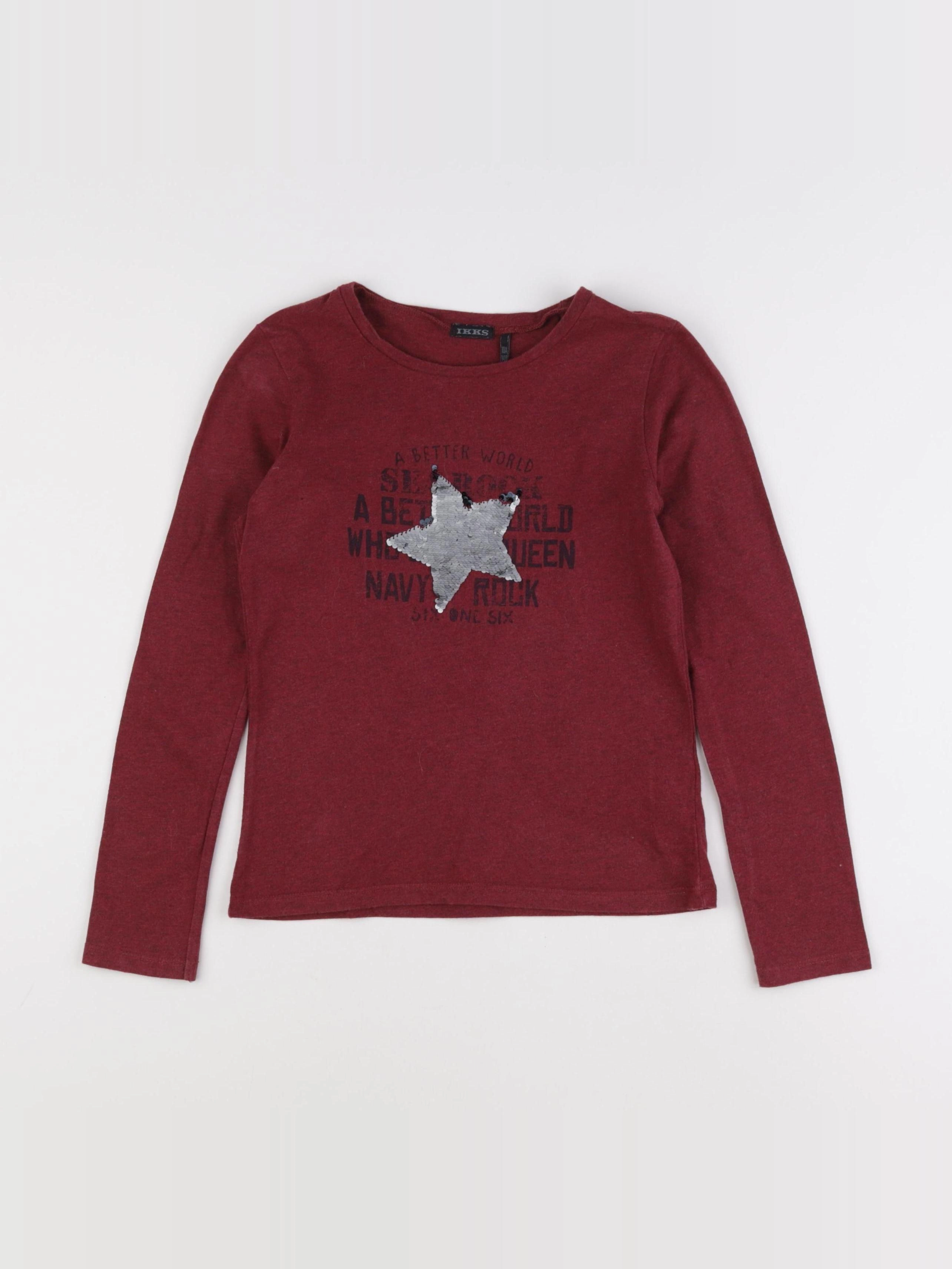IKKS - tee-shirt rouge - 10 ans