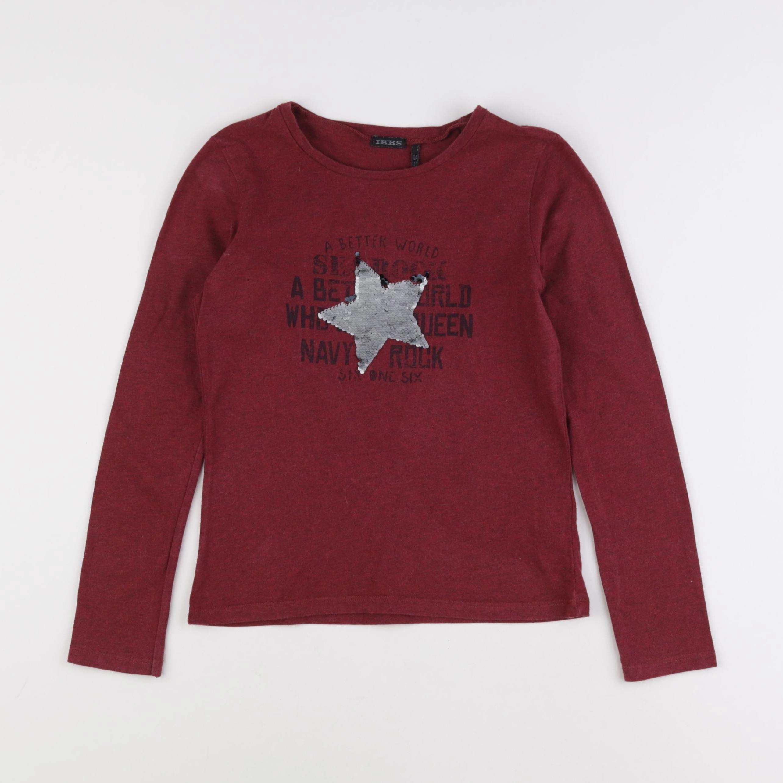 IKKS - tee-shirt rouge - 10 ans