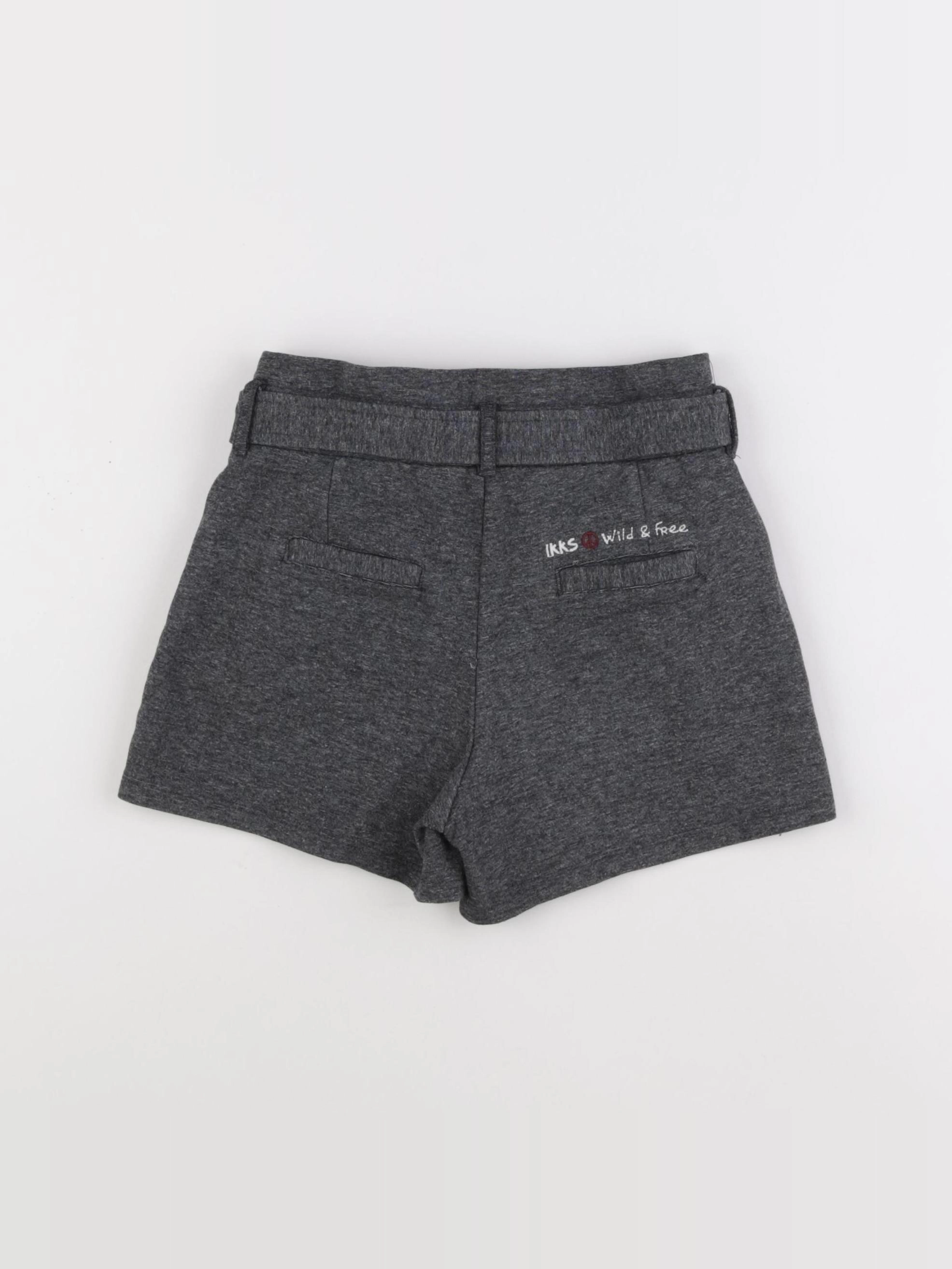 IKKS - short gris - 7 ans