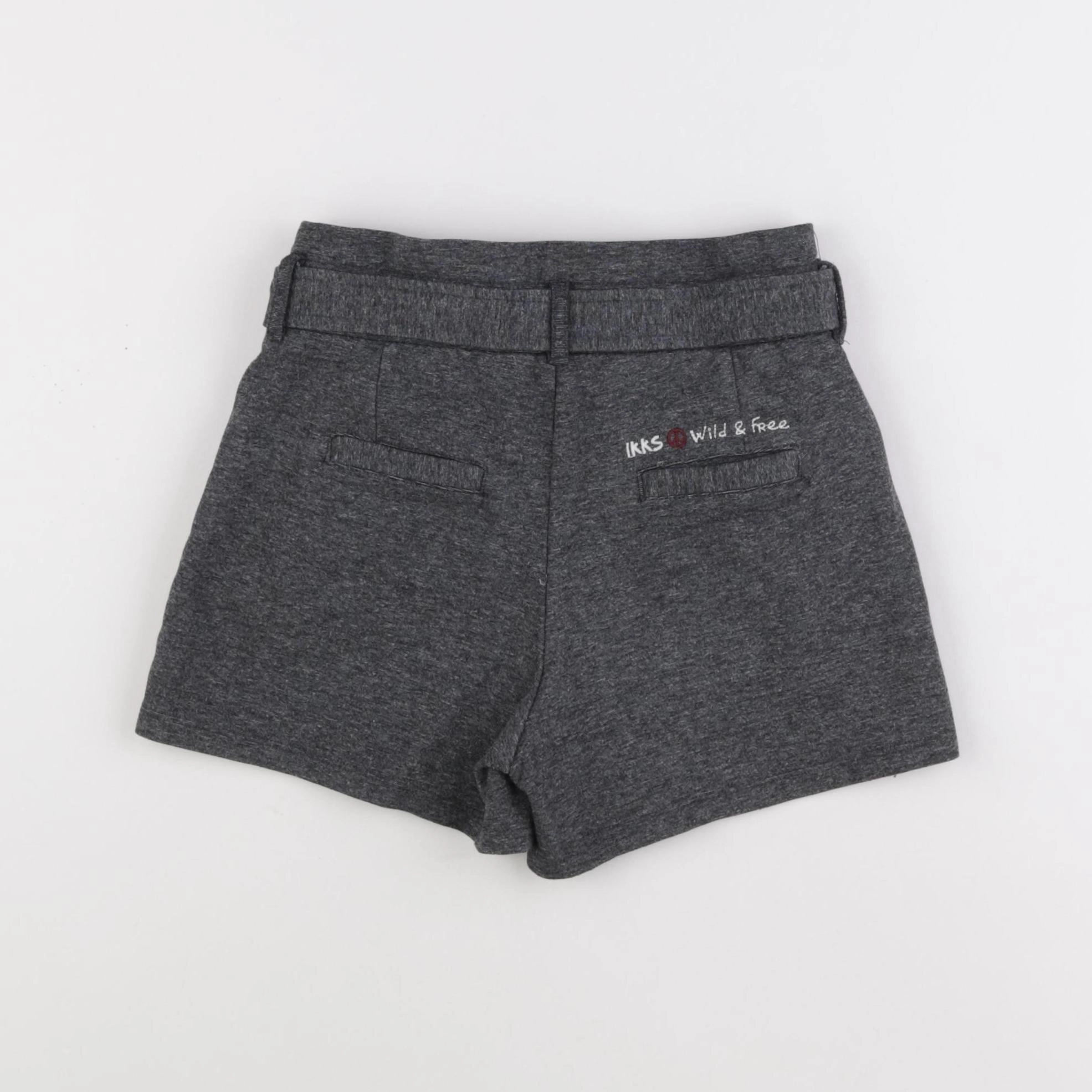 IKKS - short gris - 7 ans