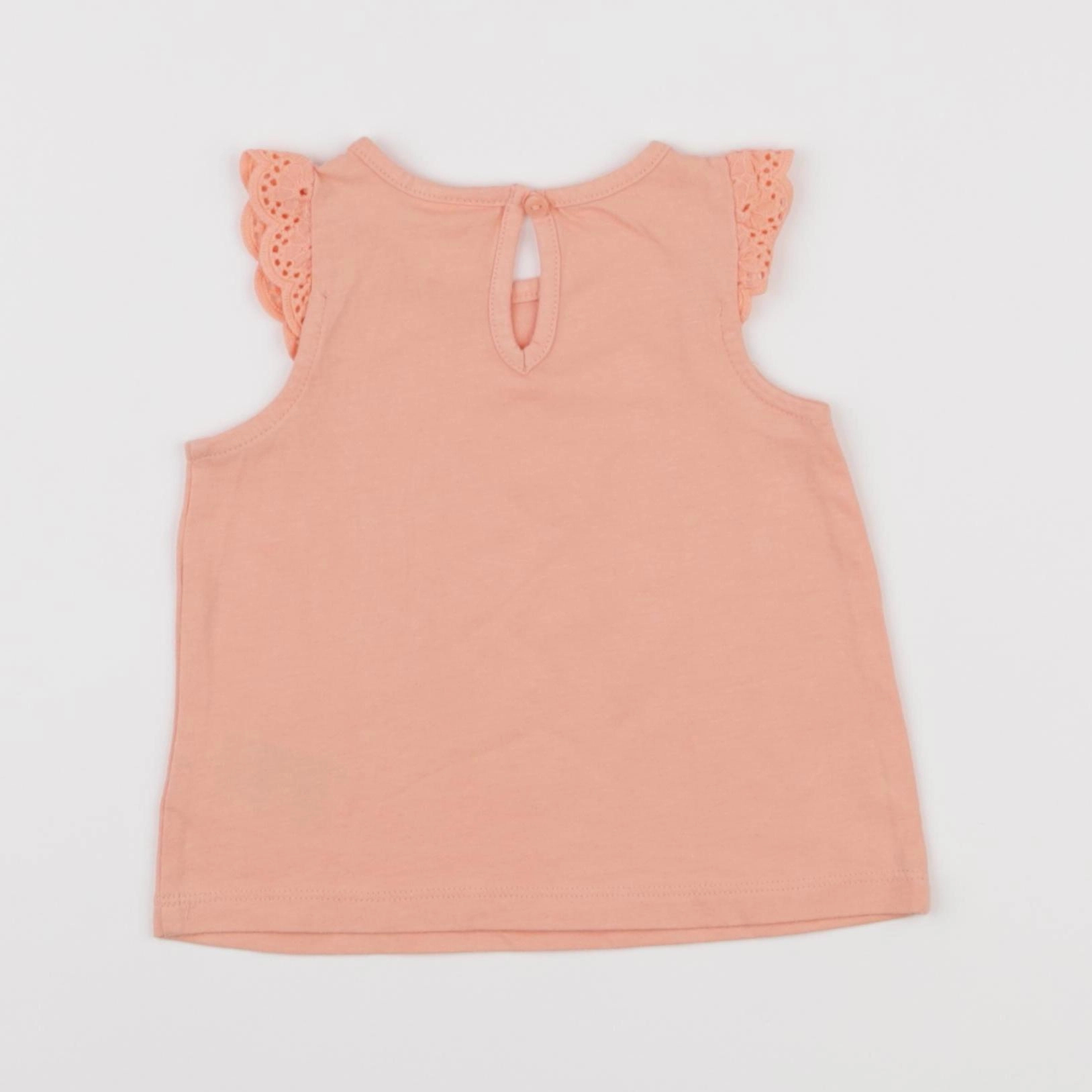 H&M - débardeur orange - 3/6 mois