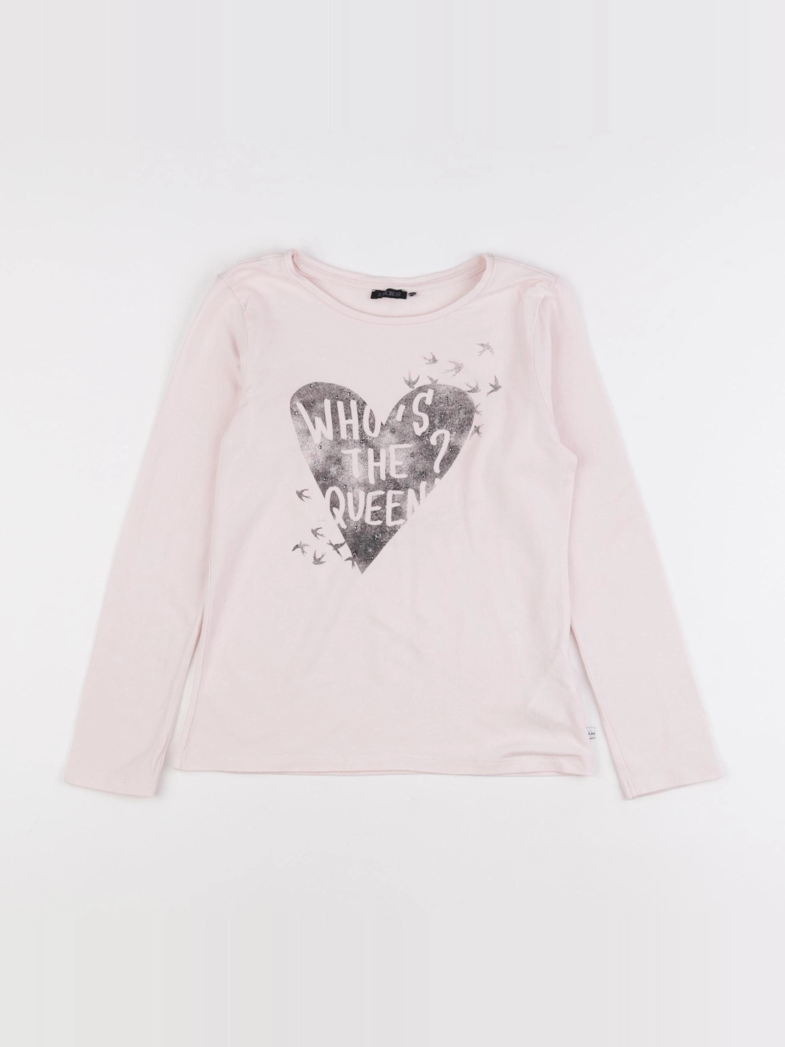 IKKS - tee-shirt rose - 10 ans