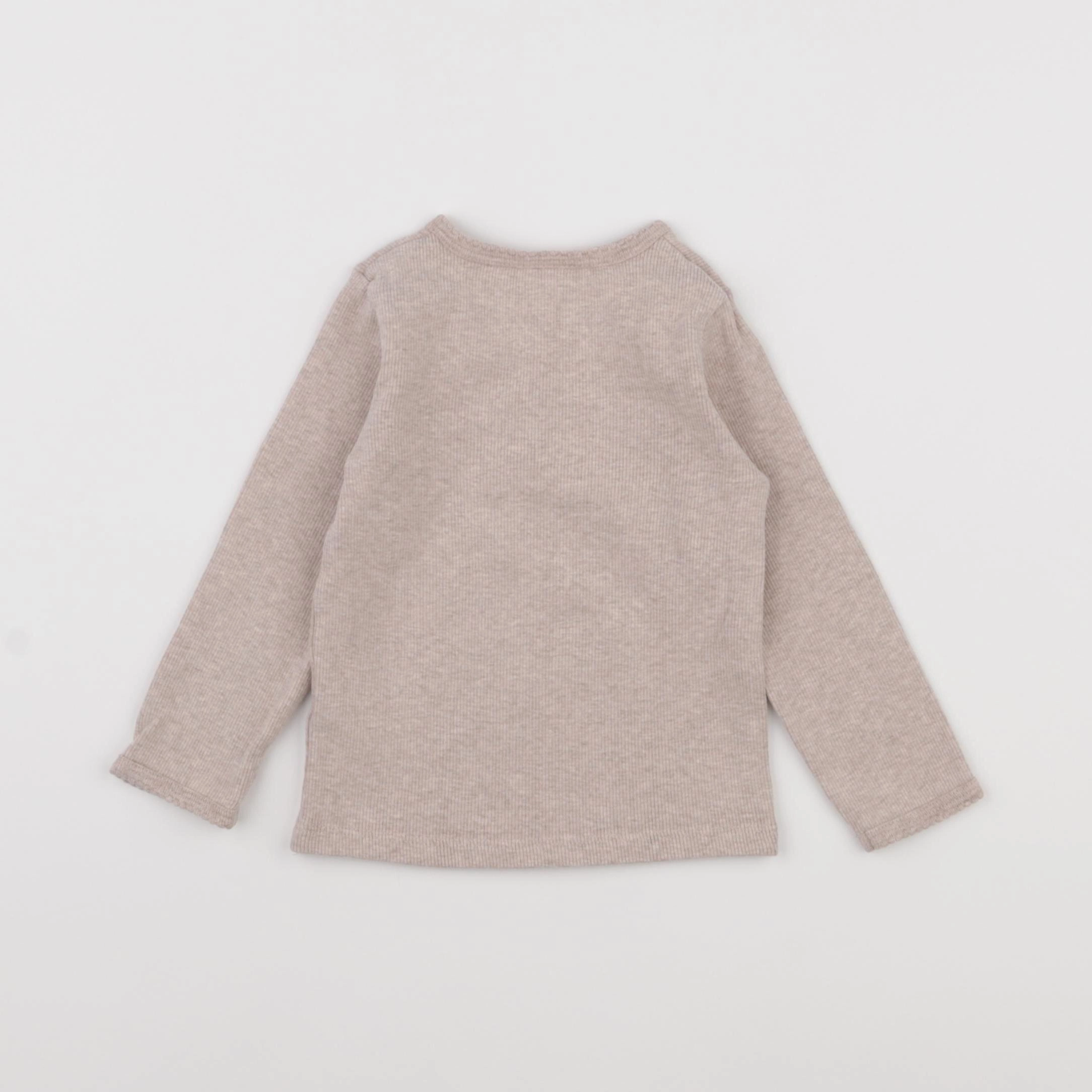 H&M - tee-shirt marron - 9/12 mois