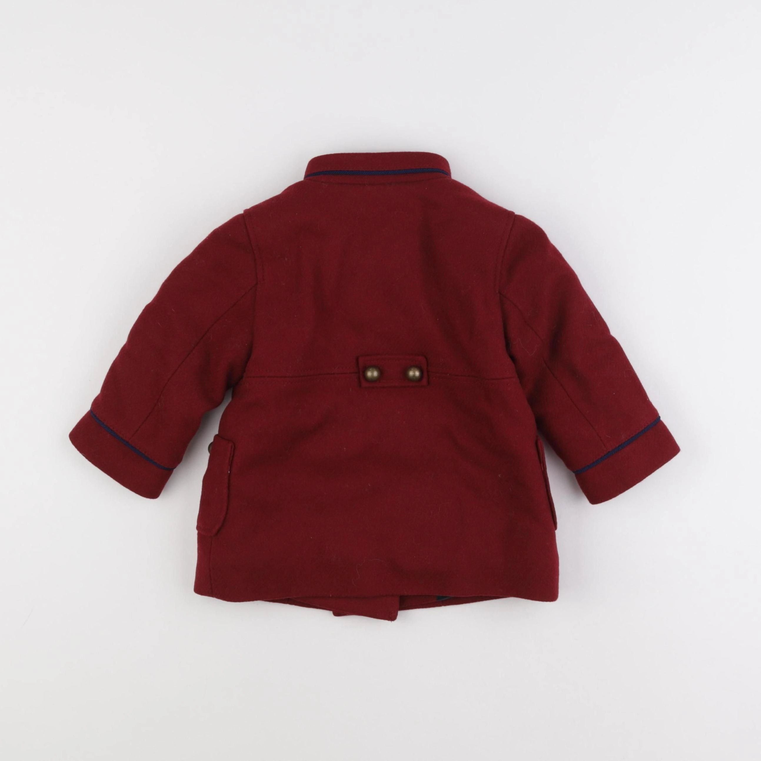 Jacadi - manteau rouge - 12 mois