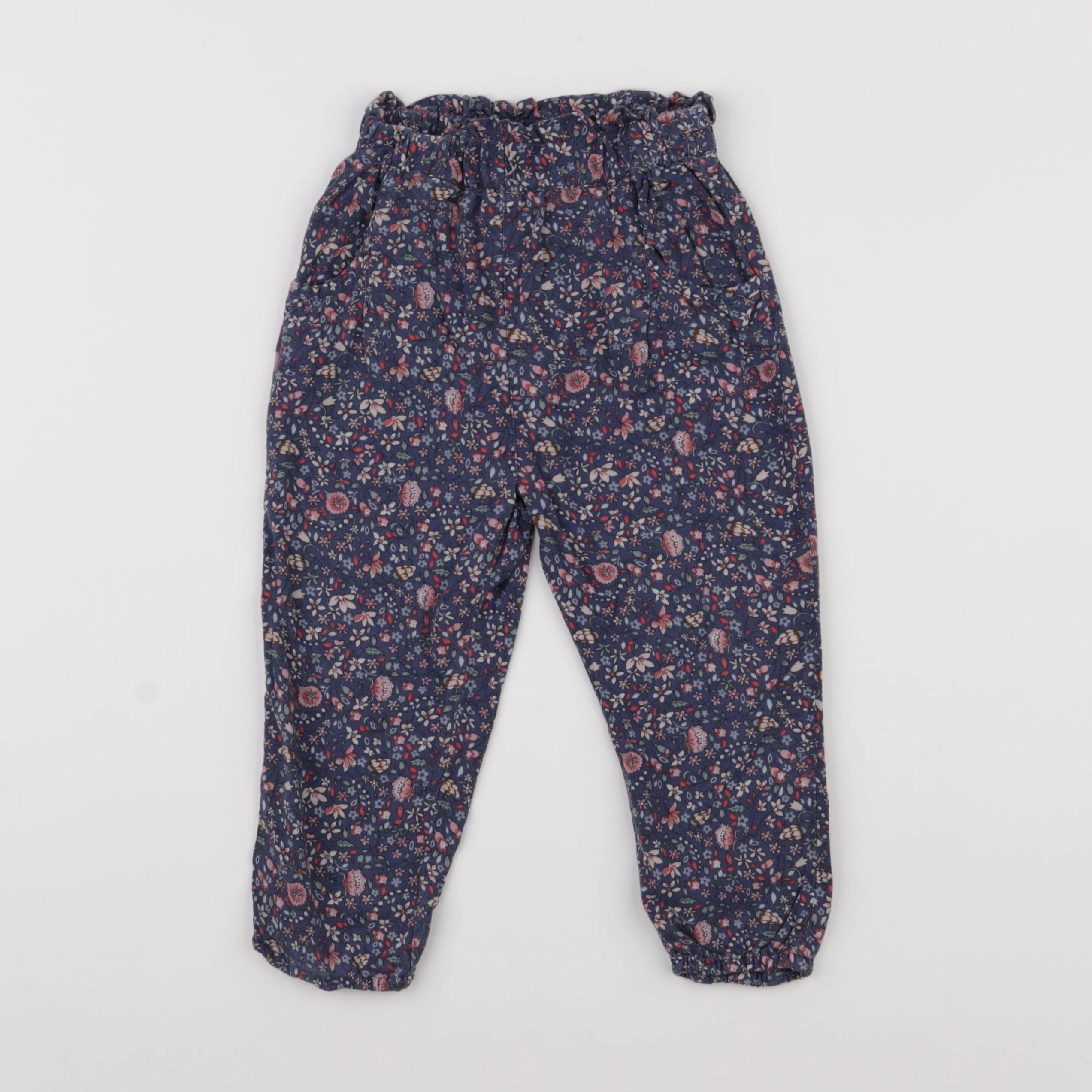 Next - pantalon bleu, rose - 18/24 mois