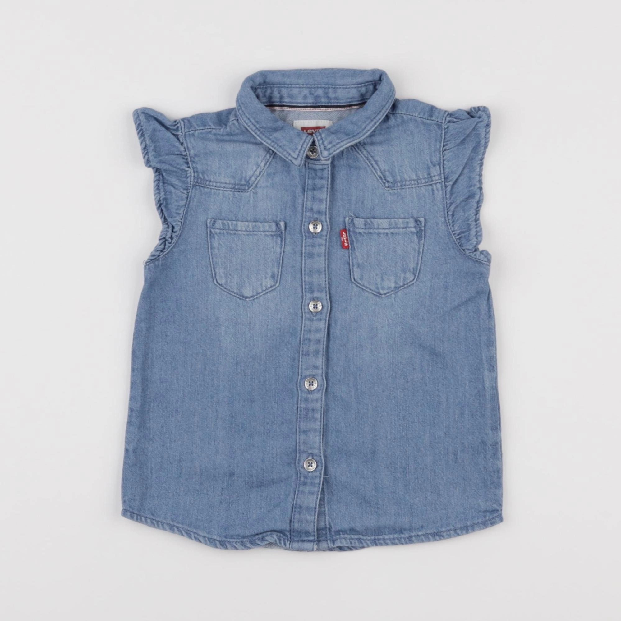 Levi's - chemise bleu - 24 mois