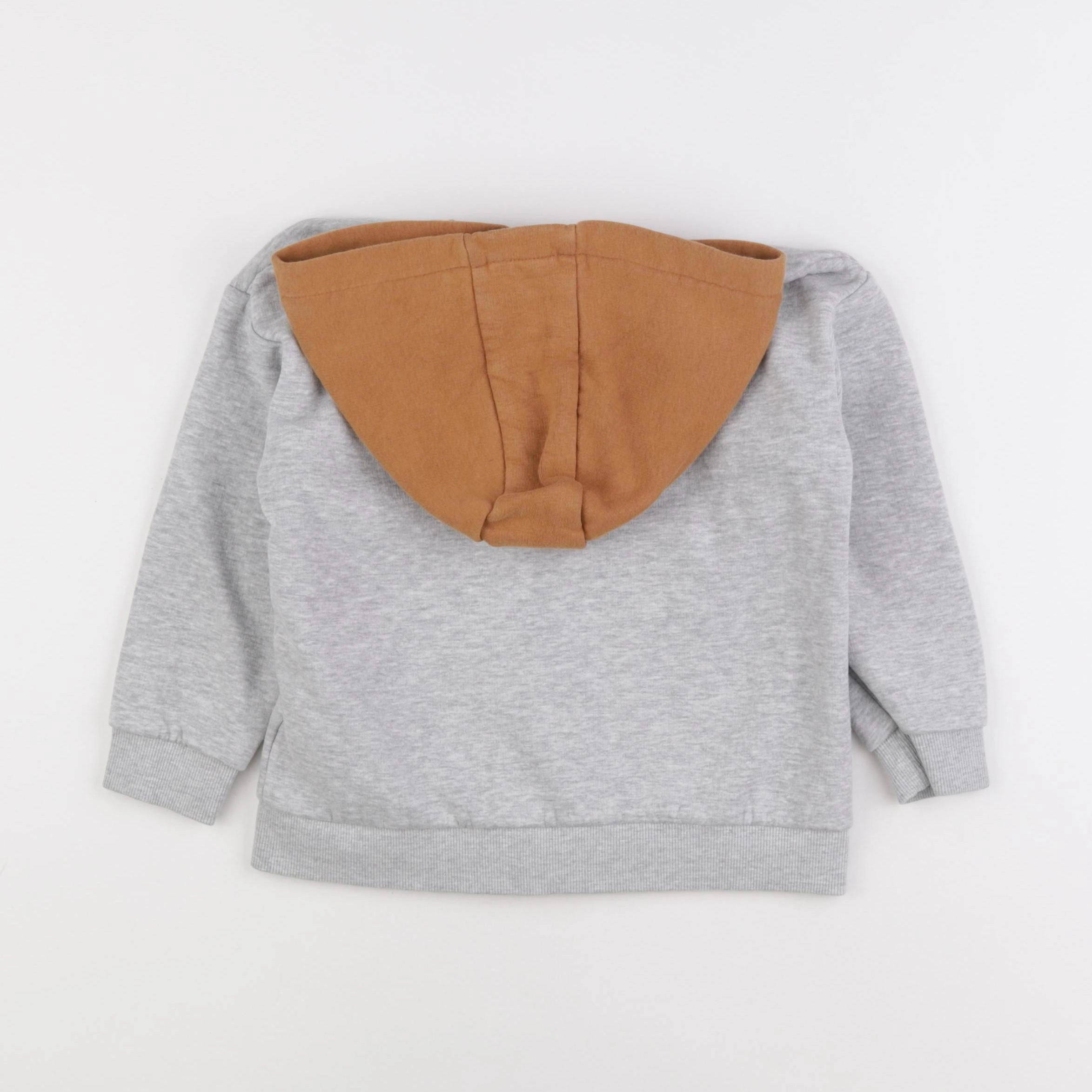 Vertbaudet - sweat gris - 6 ans