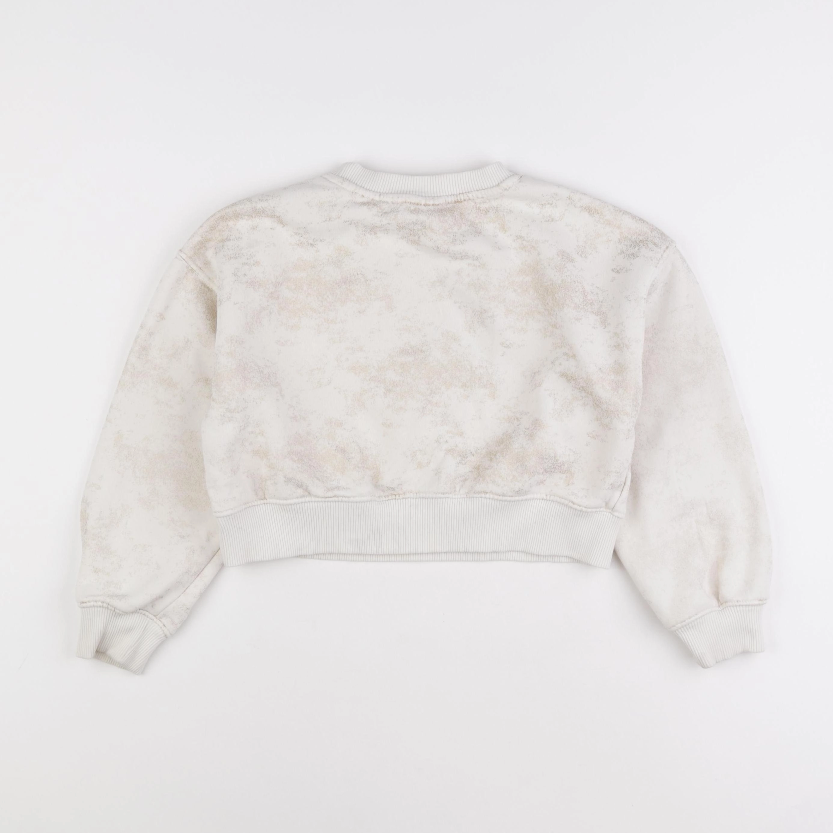 Zara - sweat beige, or - 8/9 ans