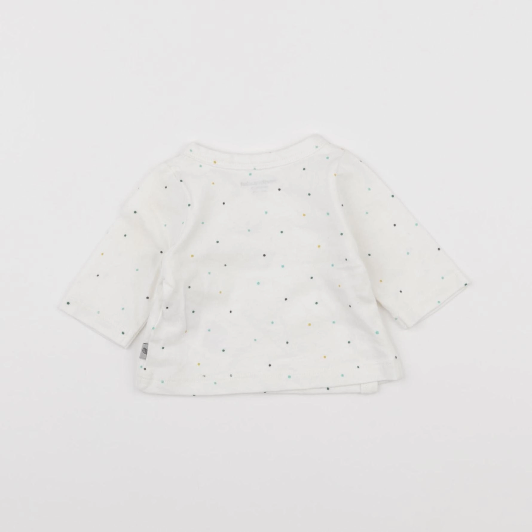 Vertbaudet - tee-shirt beige - 0 mois