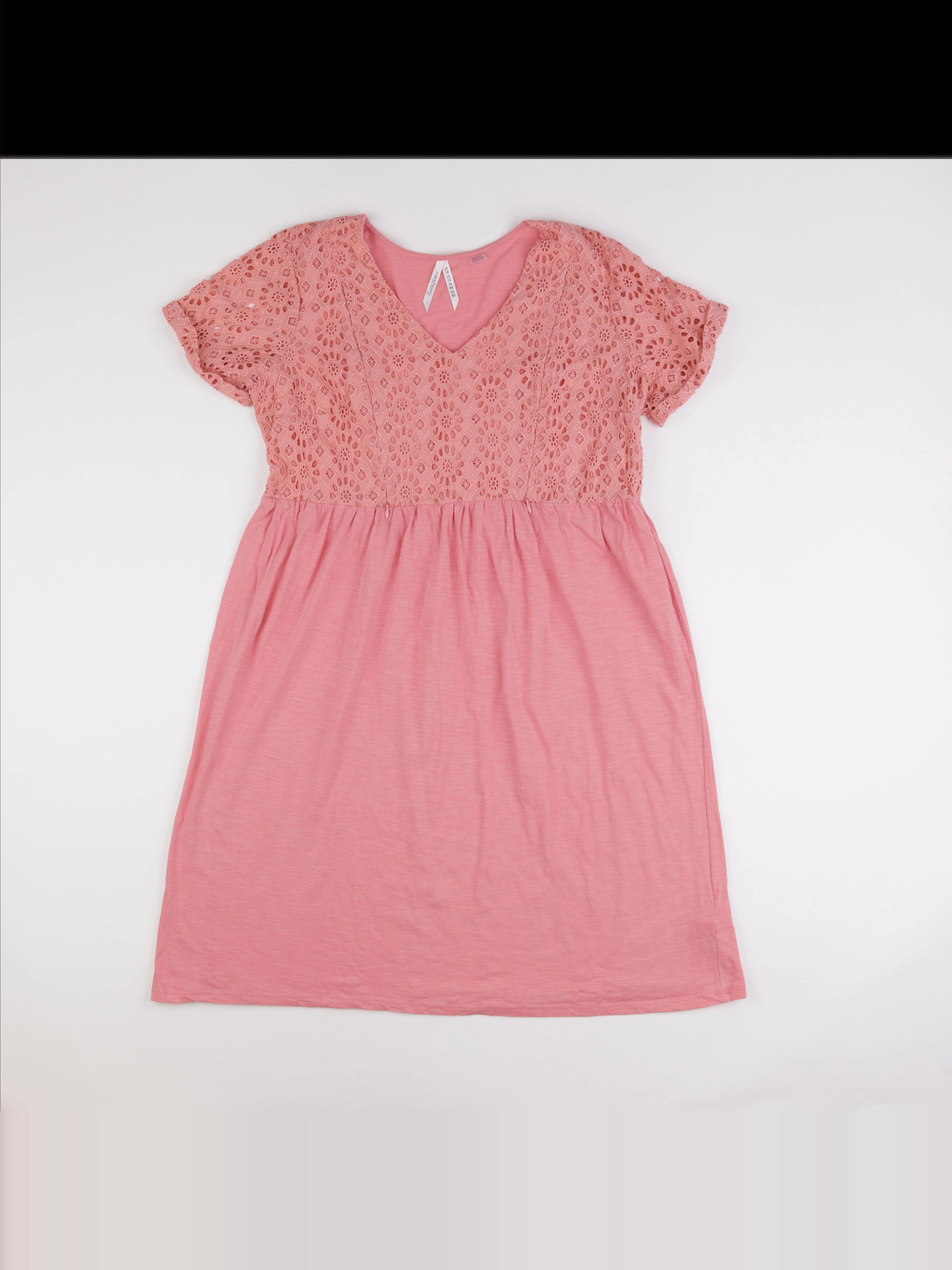 Seraphine - robe grossesse rose - 44