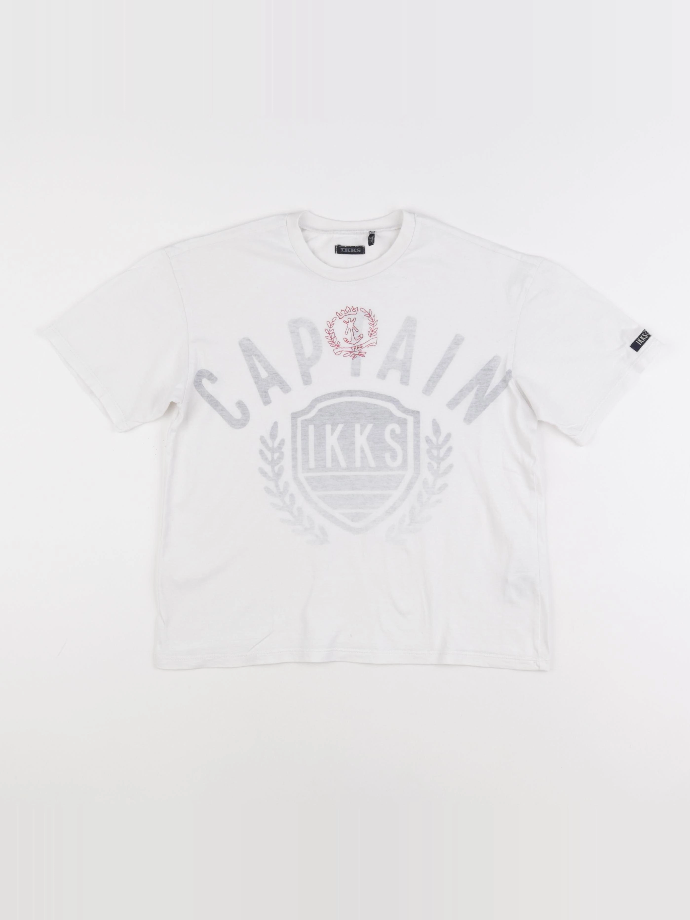 IKKS - tee-shirt blanc - 8 ans