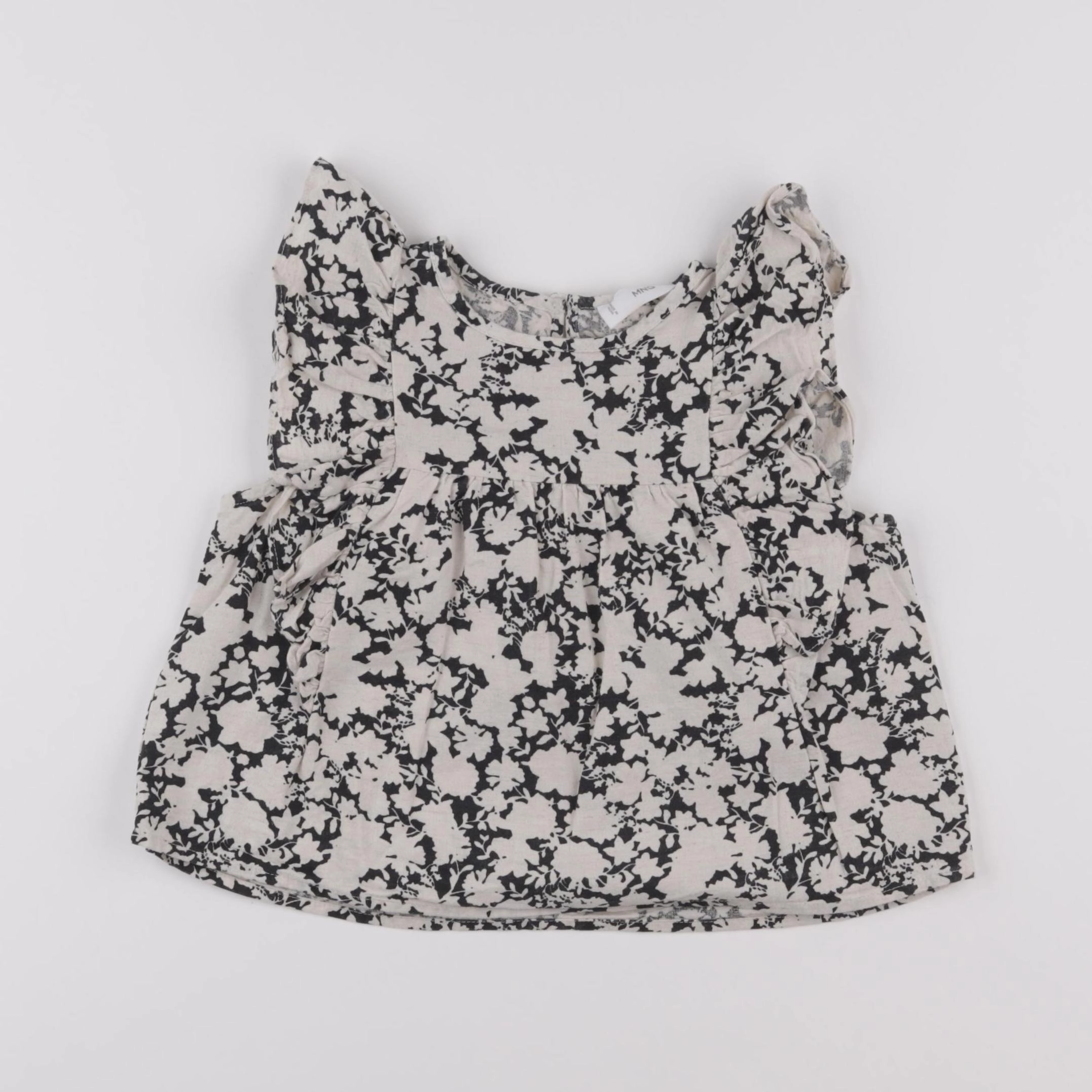 Mango - blouse beige, noir - 6 ans